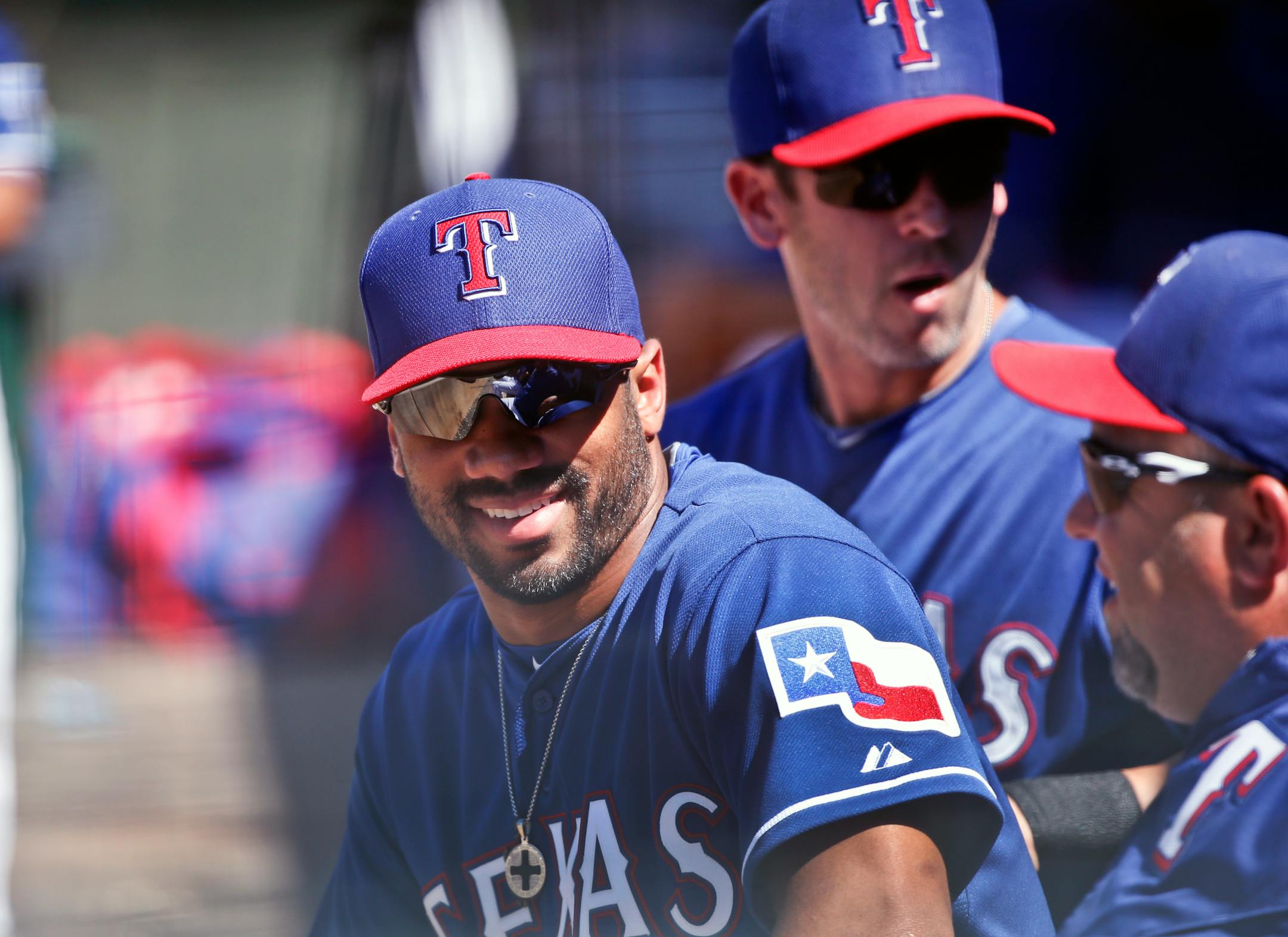 Seattle Seahawks quarterback Russell Wilson spent time with the Texas Rangers during spring training and hasn't closed the door on playing baseball professionally.