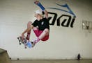 Duncan Seltzer, 13, performed a trick while skateboarding at Familia HQ Indoor Skatepark on Tuesday in Minneapolis.
