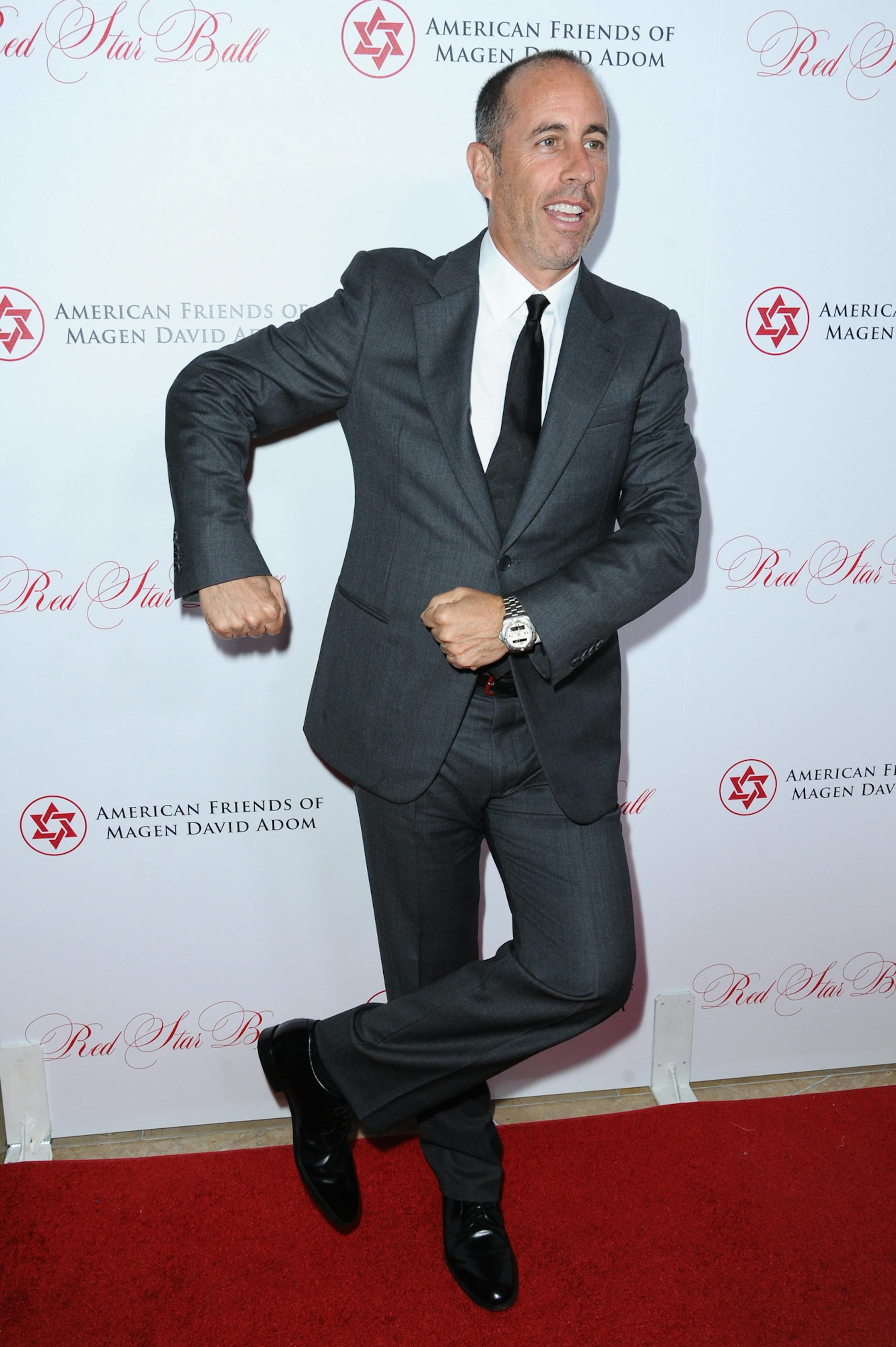 Jerry Seinfeld attends the 2015 Red Star Ball held at the Beverly Hilton Hotel on Thursday Oct. 22, 2015, in Beverly Hills, Calif. (Photo by Richard Shotwell/Invision/AP)