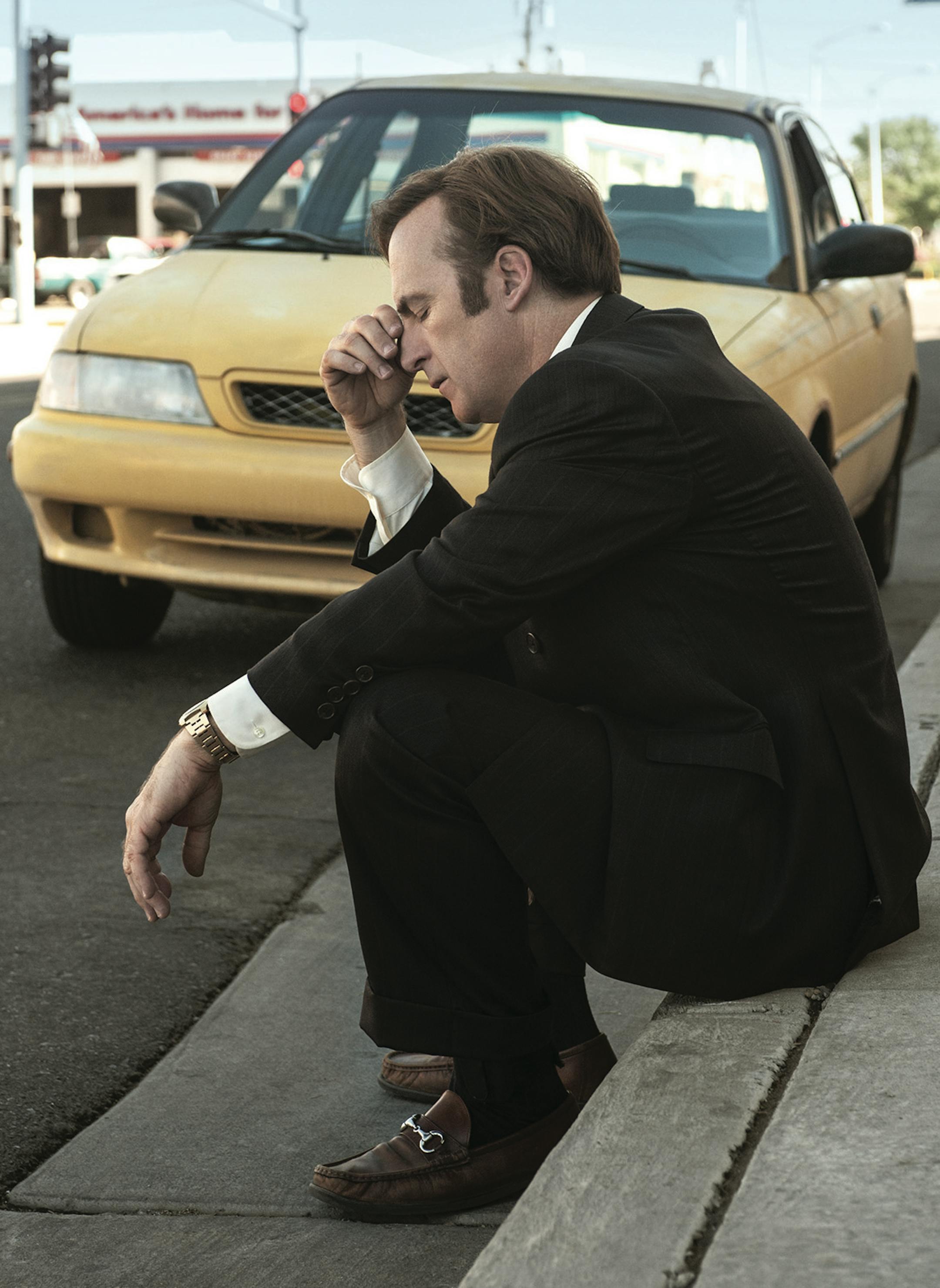 Bob Odenkirk as Saul Goodman - Better Call Saul _ Season 1, Episode 3 - Photo Credit: Lewis Jacobs/AMC