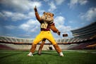Goldy Gopher at TCF Bank Stadium on the U of M campus.