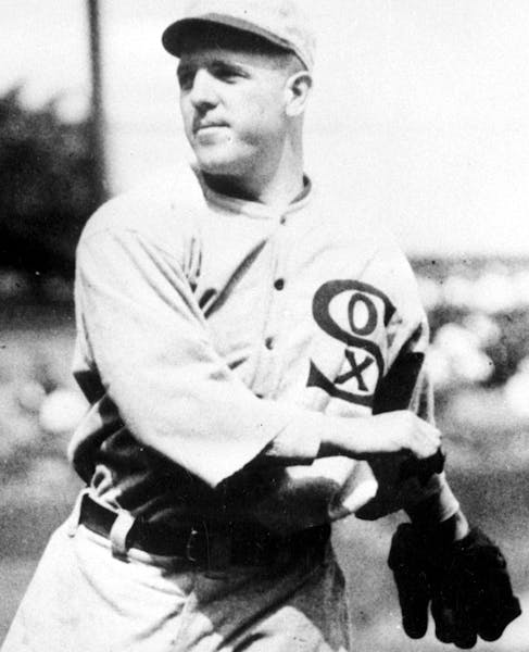 Chicago White Sox knuckleball pitcher Ed Cicotte, who was implicated in the "Black Sox" gambling scandal of 1919. (AP Photo)