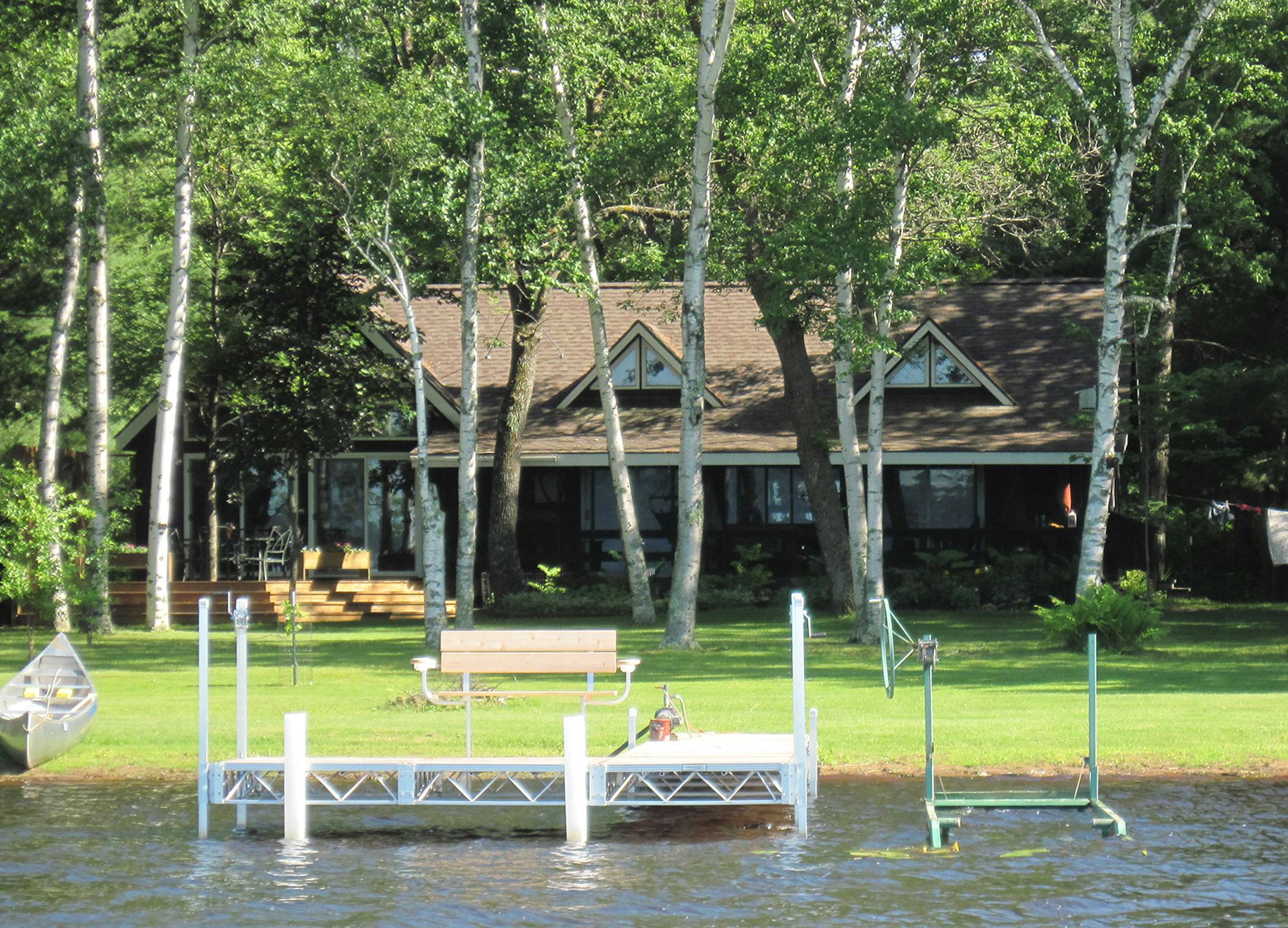 Schultz family cabin for Outdoors Weekend.
