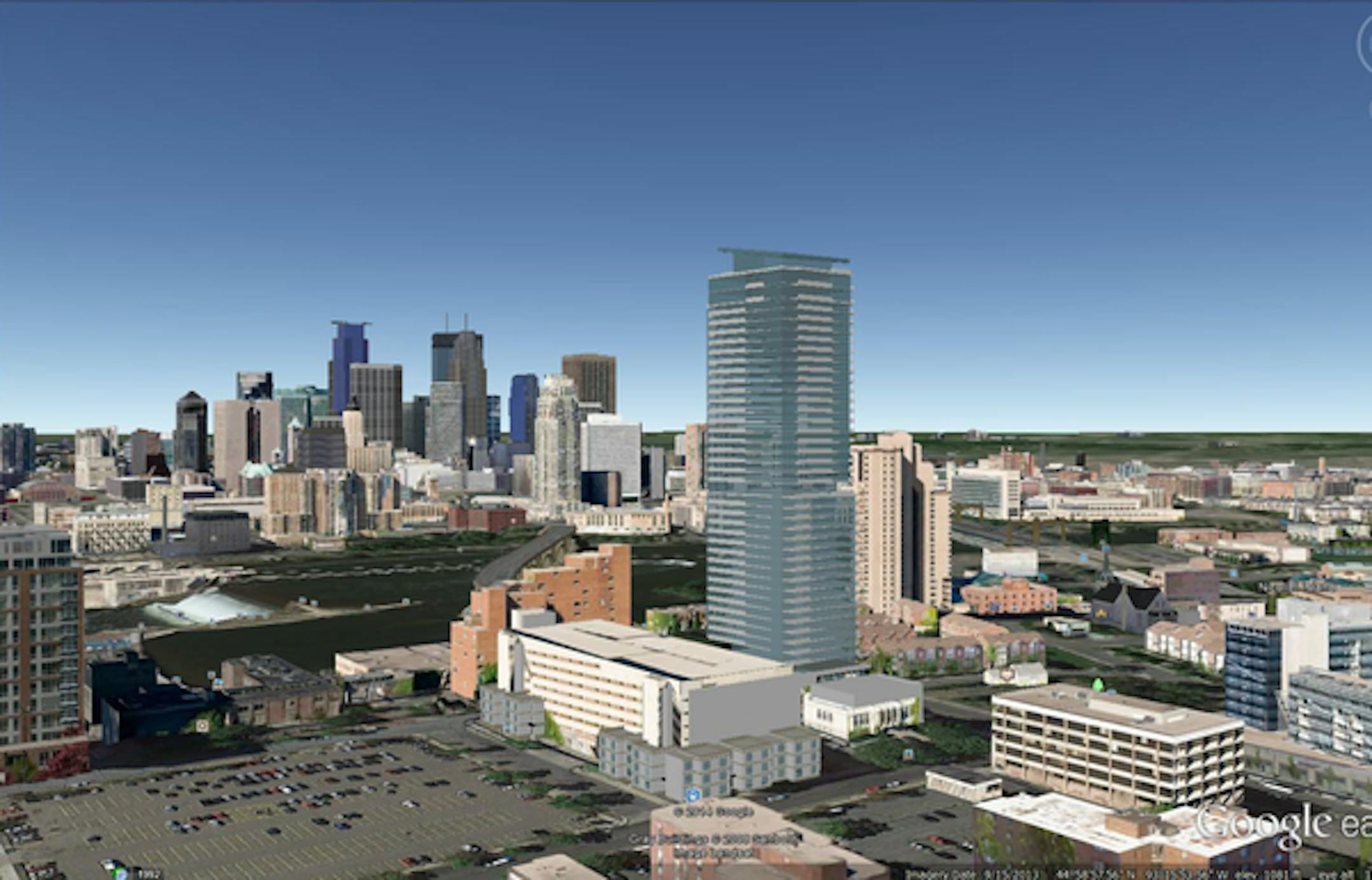 The proposed 40-story tower by Alatus. Rendering by Humphreys & Partners Architects