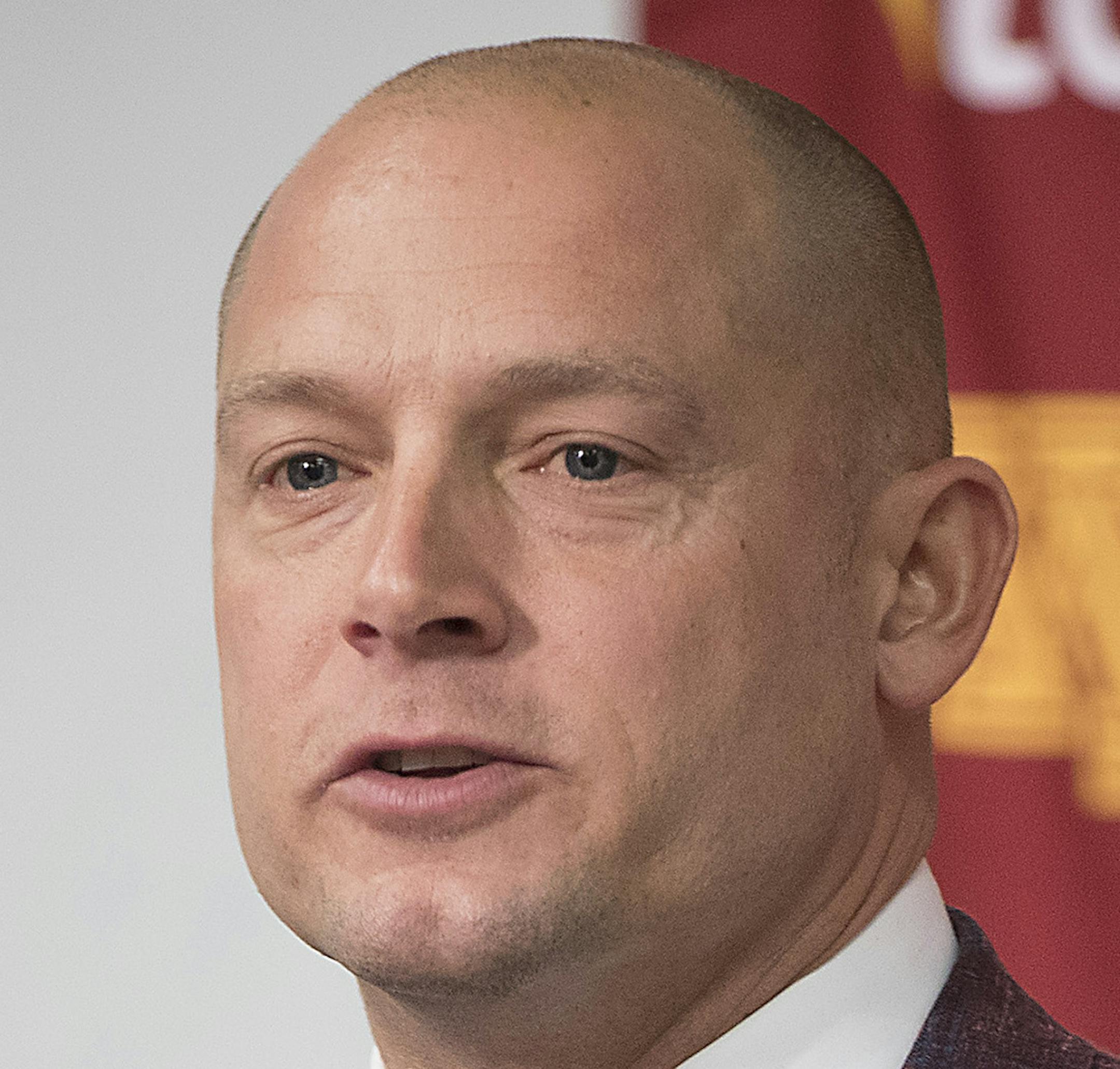 Minnesota Head Football Coach P. J. Fleck discussed his recruiting class at the Gibson-Nagurski Football Complex, Wednesday, December 20, 2017 in Minneapolis, MN. . ] ELIZABETH FLORES ï liz.flores@startribune.com
