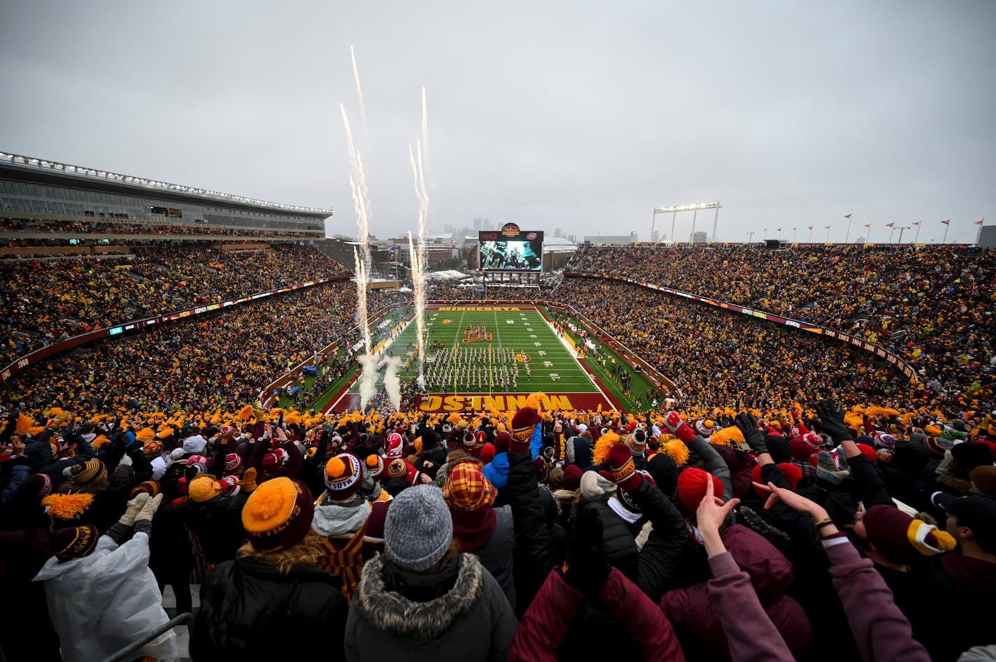 TCF Stadium Saturday.