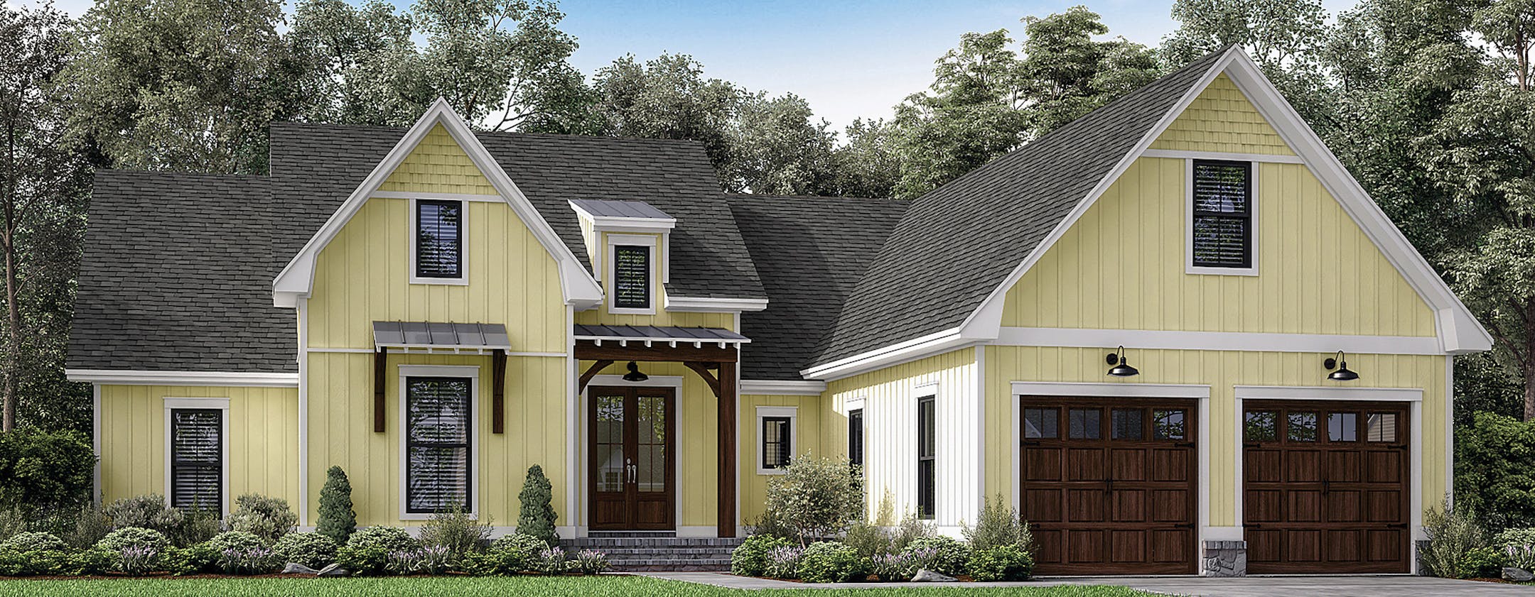 Home plan: Farmhouse refreshed with modern appeal
