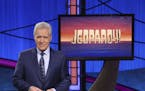 This image released by Jeopardy! shows Alex Trebek, host of the game show "Jeopardy!" The program won outstanding game show at the 47th annual Daytime