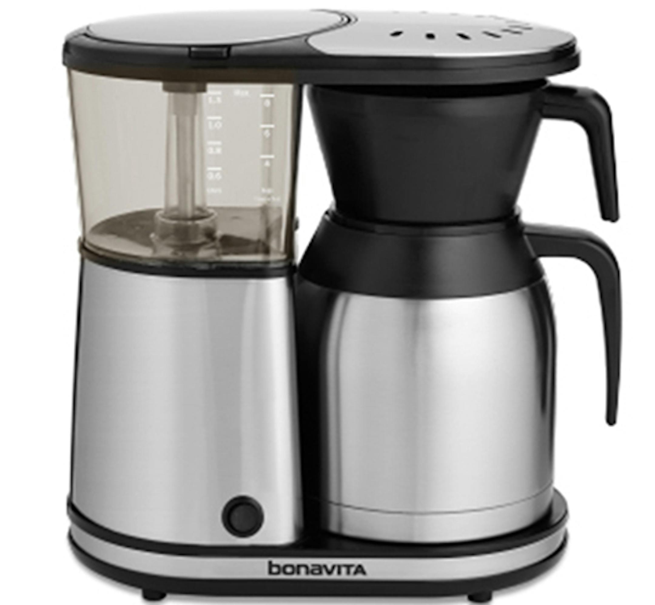 The Bonavita Connoisseur BV1900TS drip coffeemaker.