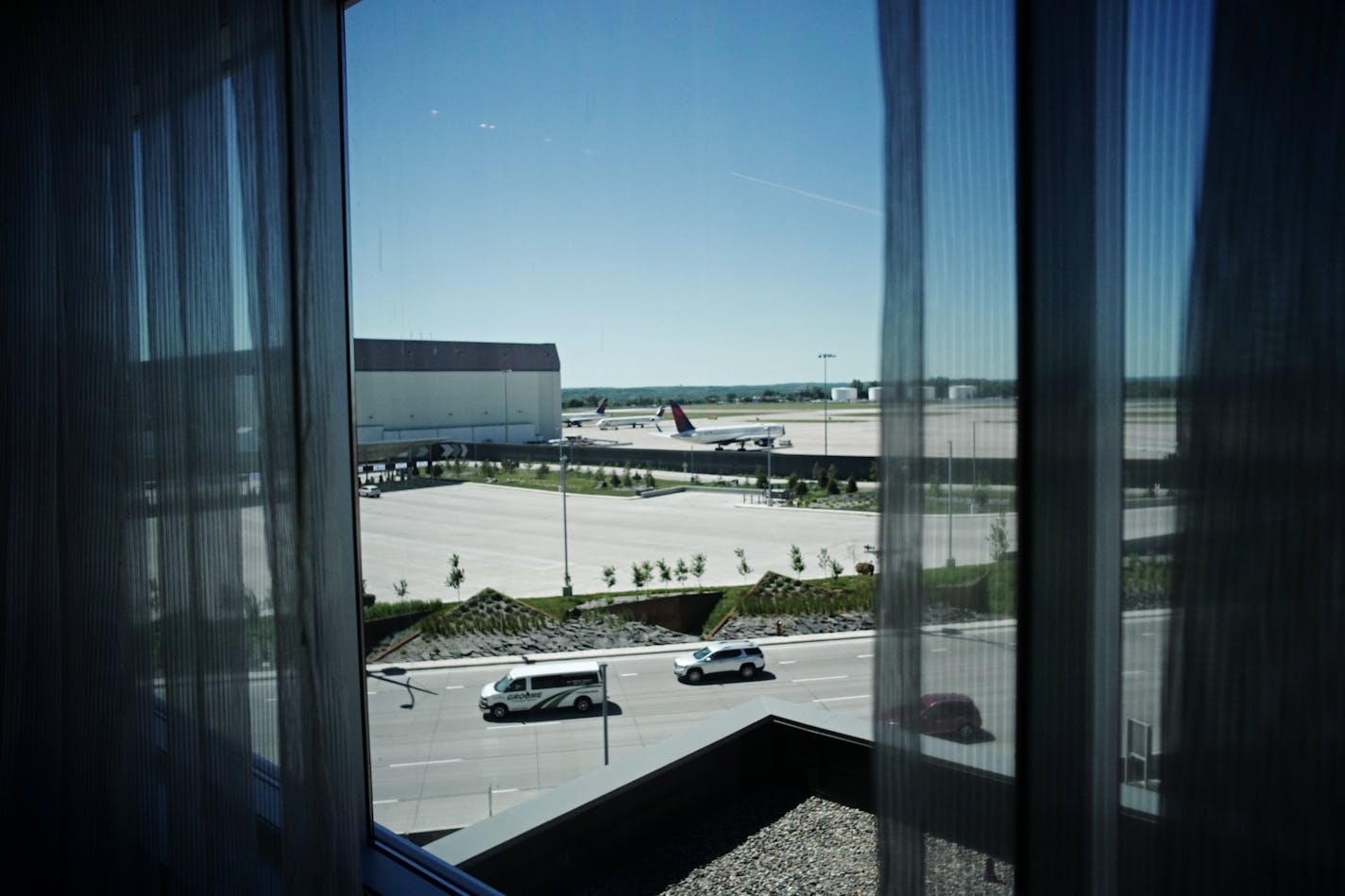 Terrific views of the runway and airport. The InterContinental MSP International Airport Hotel, the first hotel in history to be connected to MSP International Airport, is finally about to open..