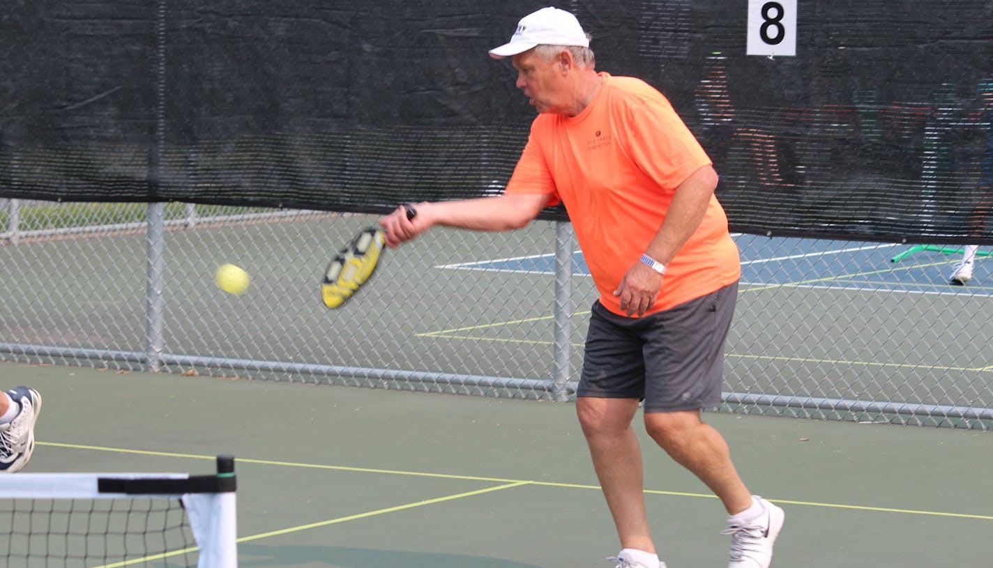 Jeff Conradi of Eden Prairie will be playing pickle ball in the National Senior Games.