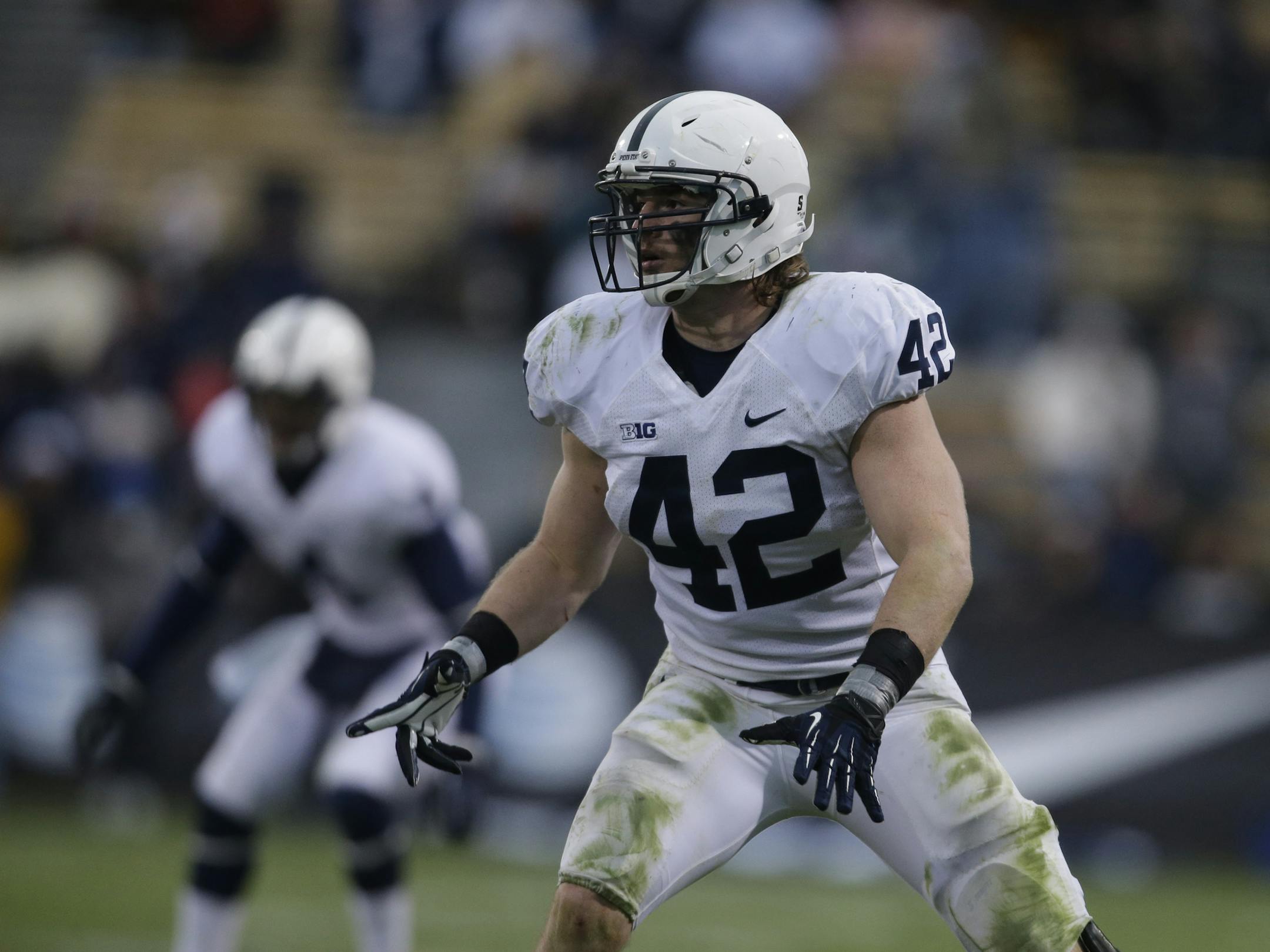 Michael Mauti (42) is a rookie from Penn State