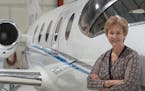 Shirley Wikner, CEO of Eden Prairie-based Aviation Charter and Executive Aviation.