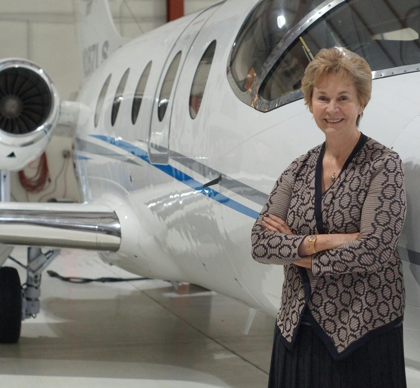 Shirley Wikner, CEO of Eden Prairie-based Aviation Charter and Executive Aviation.