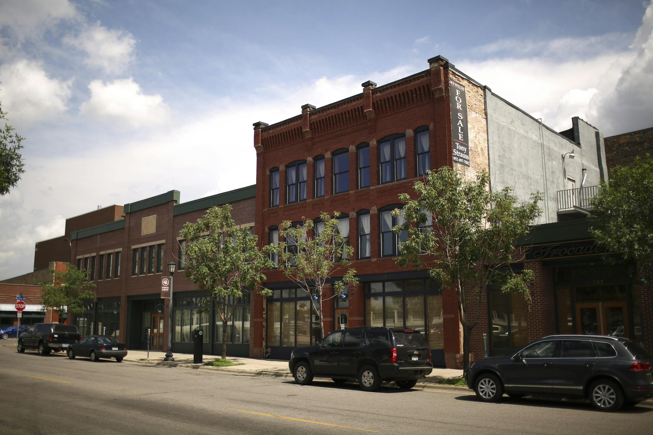 Long a neighborhood nuisance until it closed in 2009, the former Trocaderos night club in Minneapolis' North Loop is under contract to be sold to Kam Talebi, scion of the Crave restaurant empire. Talebi and his partners plant to turn the 23,000-square-foot space into event space for private and corporate parties. An exterior view of the former Trocaderos Wednesday afternoon, June 26, 2013. ] JEFF WHEELER &#x201a;&#xc4;&#xa2; jeff.wheeler@startribune.com