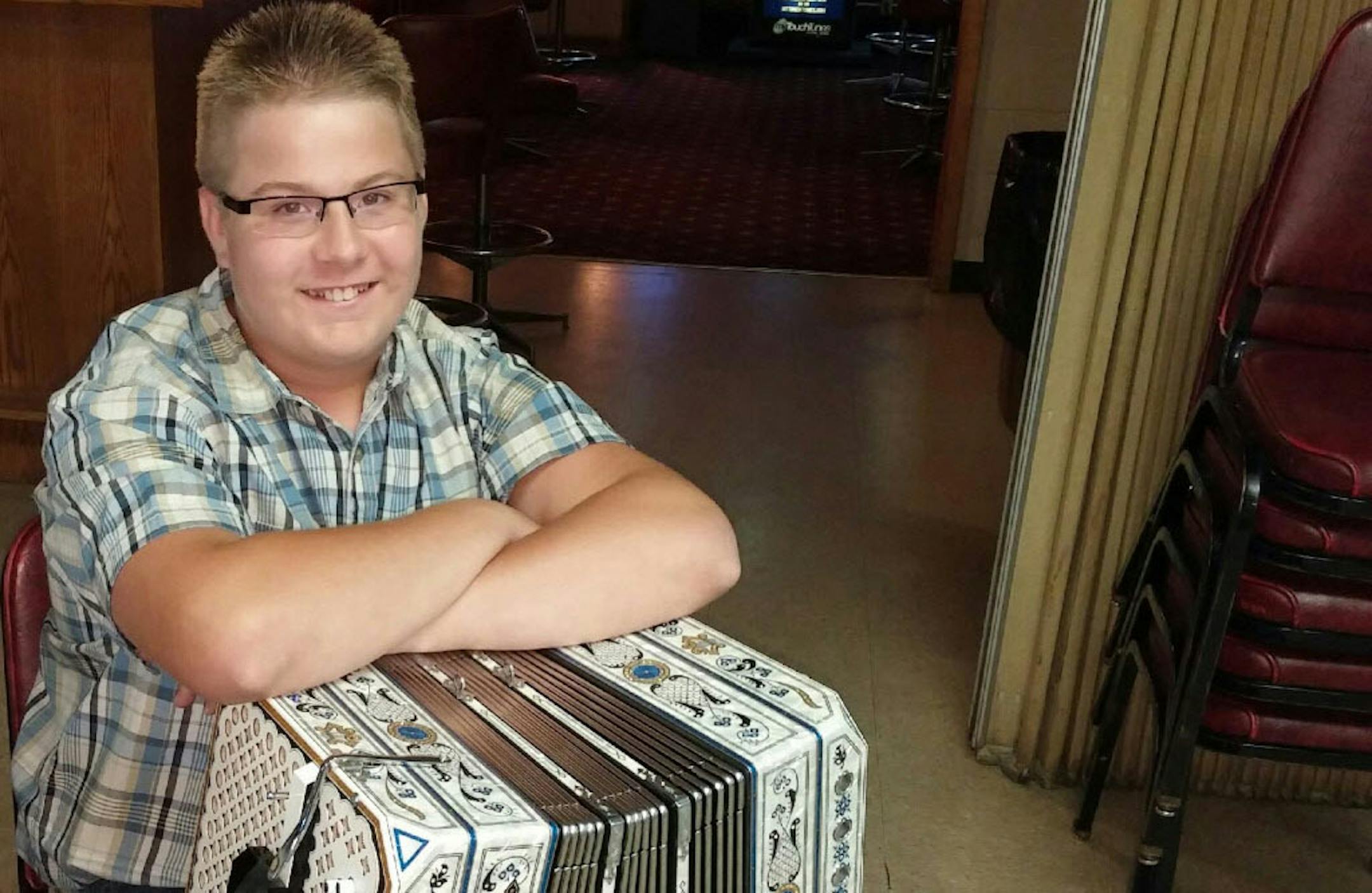 Colton Tupy of New Prague has recorded a CD and will use proceeds to help raise money for his school.