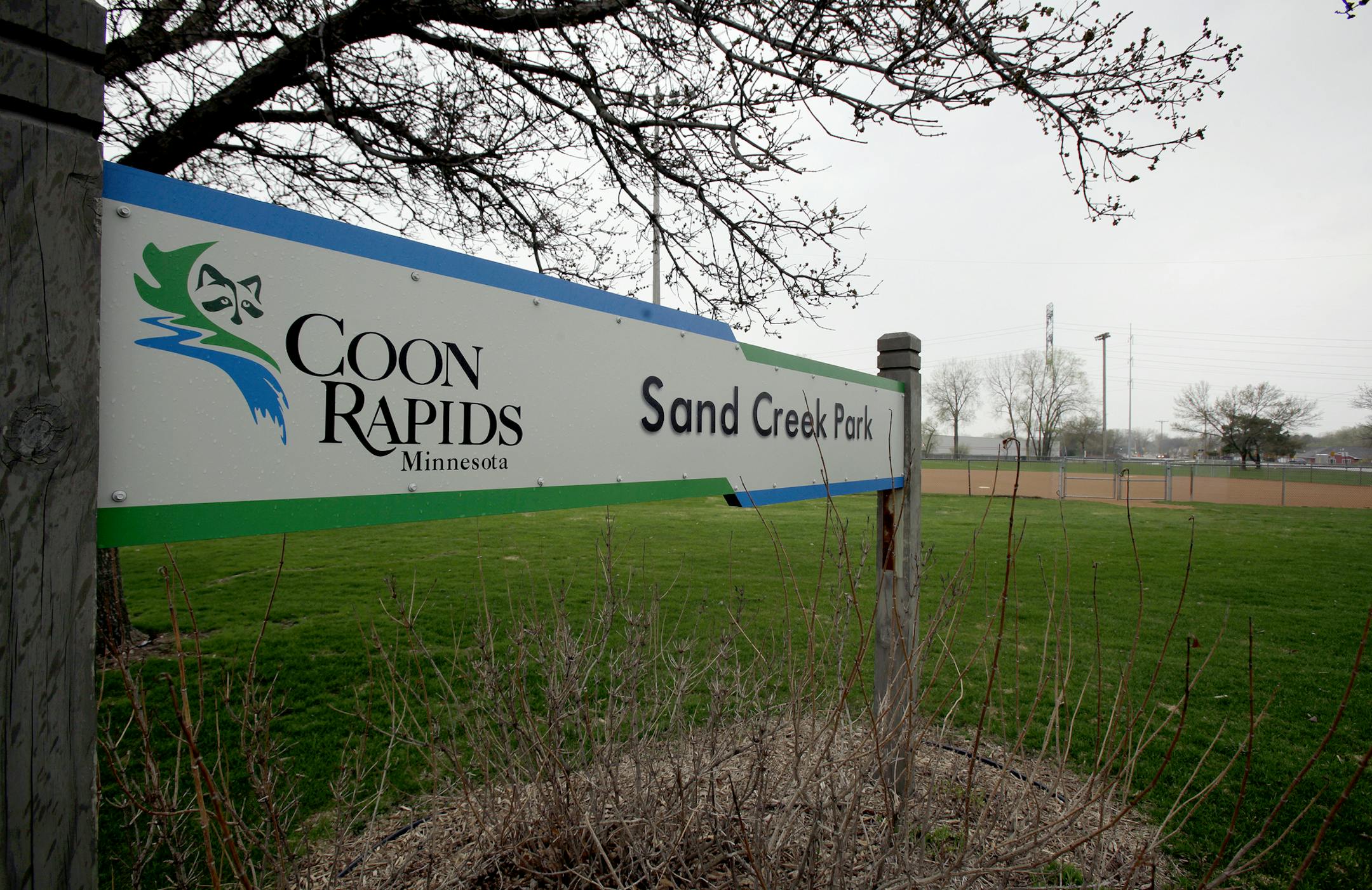 Coon Rapids Sand Creek Park on May 8, 2013. ] JOELKOYAMA‚Ä¢joel koyama@startribune.com MAGIC SAXO NUMBER IS 598788 Coon Rapids is poised to move ahead with a $17 milllion parks referendum this November. The city conducted a survey to gauge interest. Council to vote on May 7. If passed by voters, a $17 million parks referendum will include a total overhaul of Sand Creek Park in Coon Rapids. There's ball fields, trails and an older playground there now. Photos of parks activity th