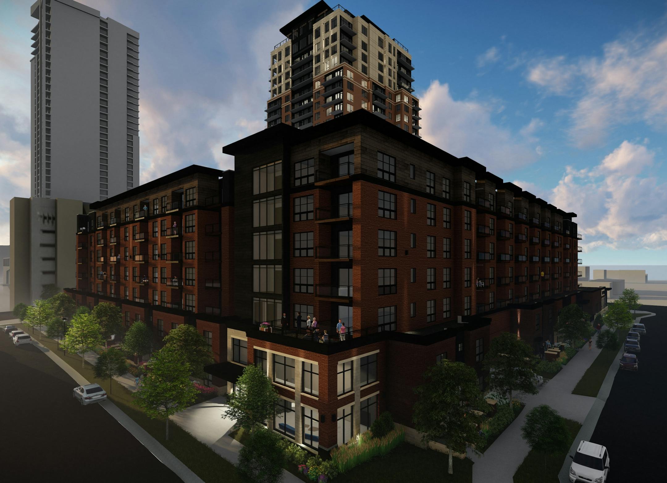 Doran Companies and CSM Corporation have broken ground on The Expo, a $100 million-plus luxury apartment community in the St. Anthony Falls Historic District east of Downtown and the Mississippi River. How long will the downtown-area residential boom last? Photo: Doran Companies