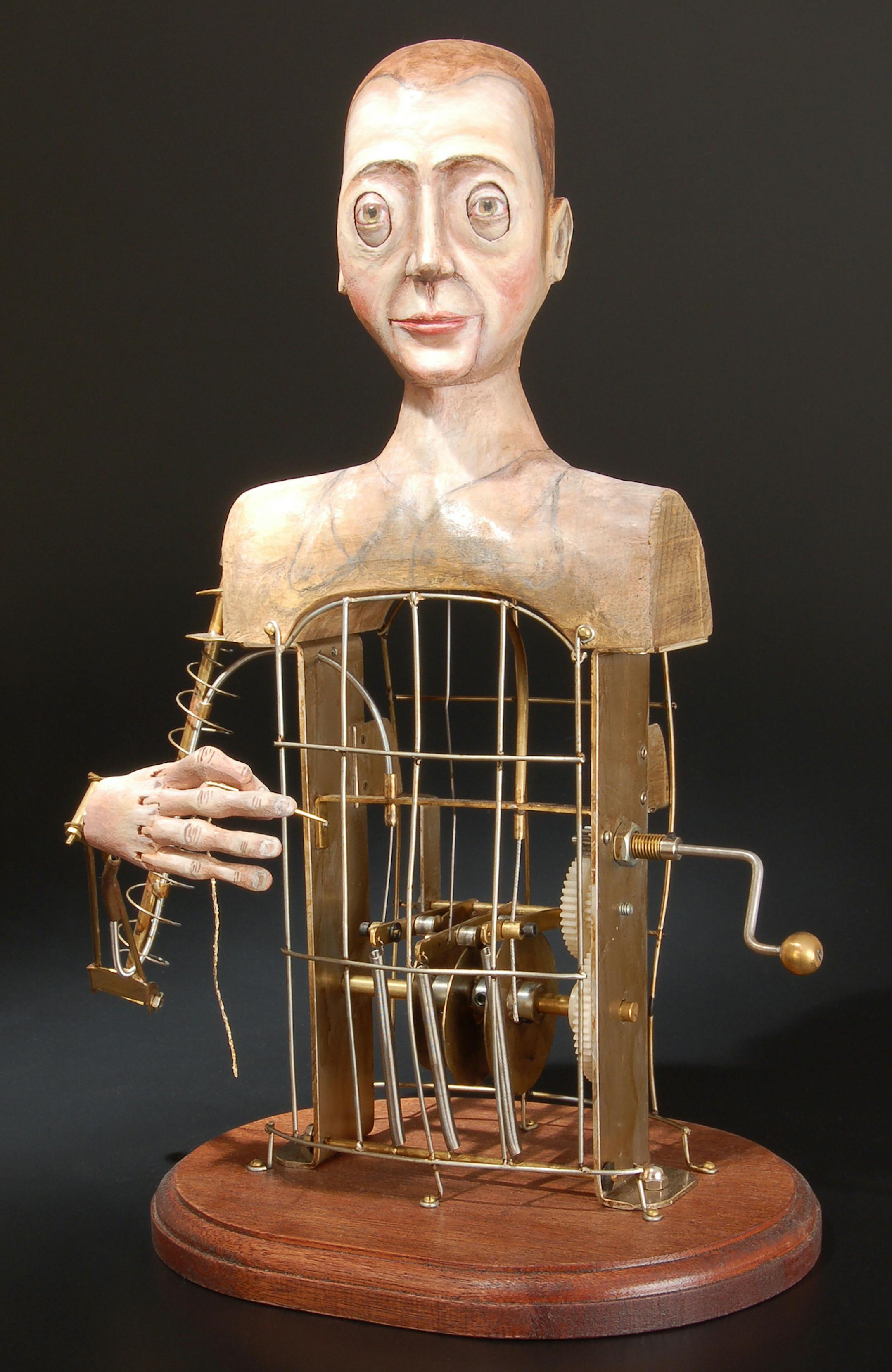 Dean Lucker Sewing, 2011 Mixed media 14 x 8 x 5 in.