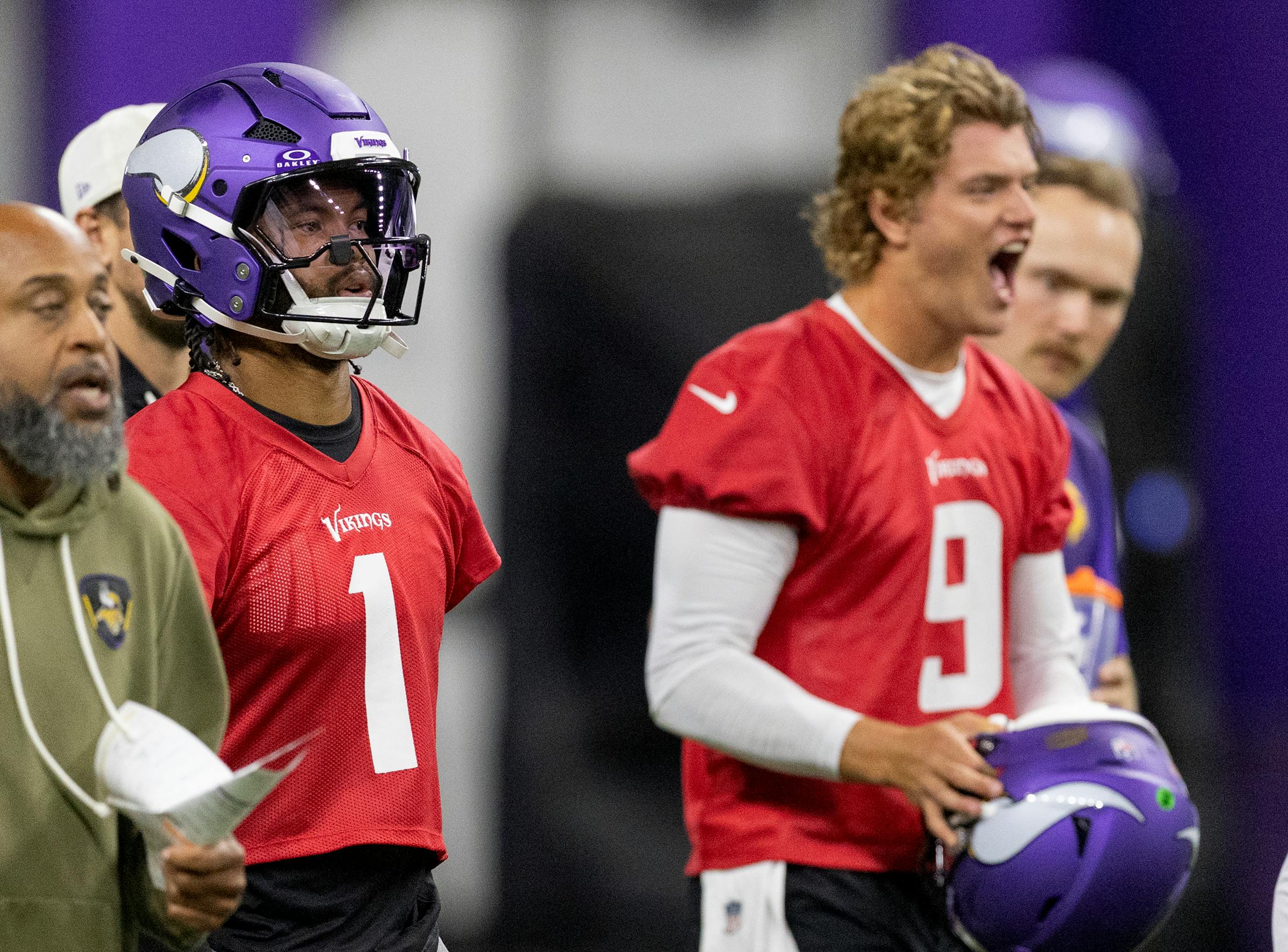 Access Vikings podcast: Where does QB competition stand? What does new GM’s front office look like?
