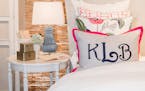Monograms are a great way to add a personal touch to your bedroom decor. (Nell Hill&#x2019;s/TNS)