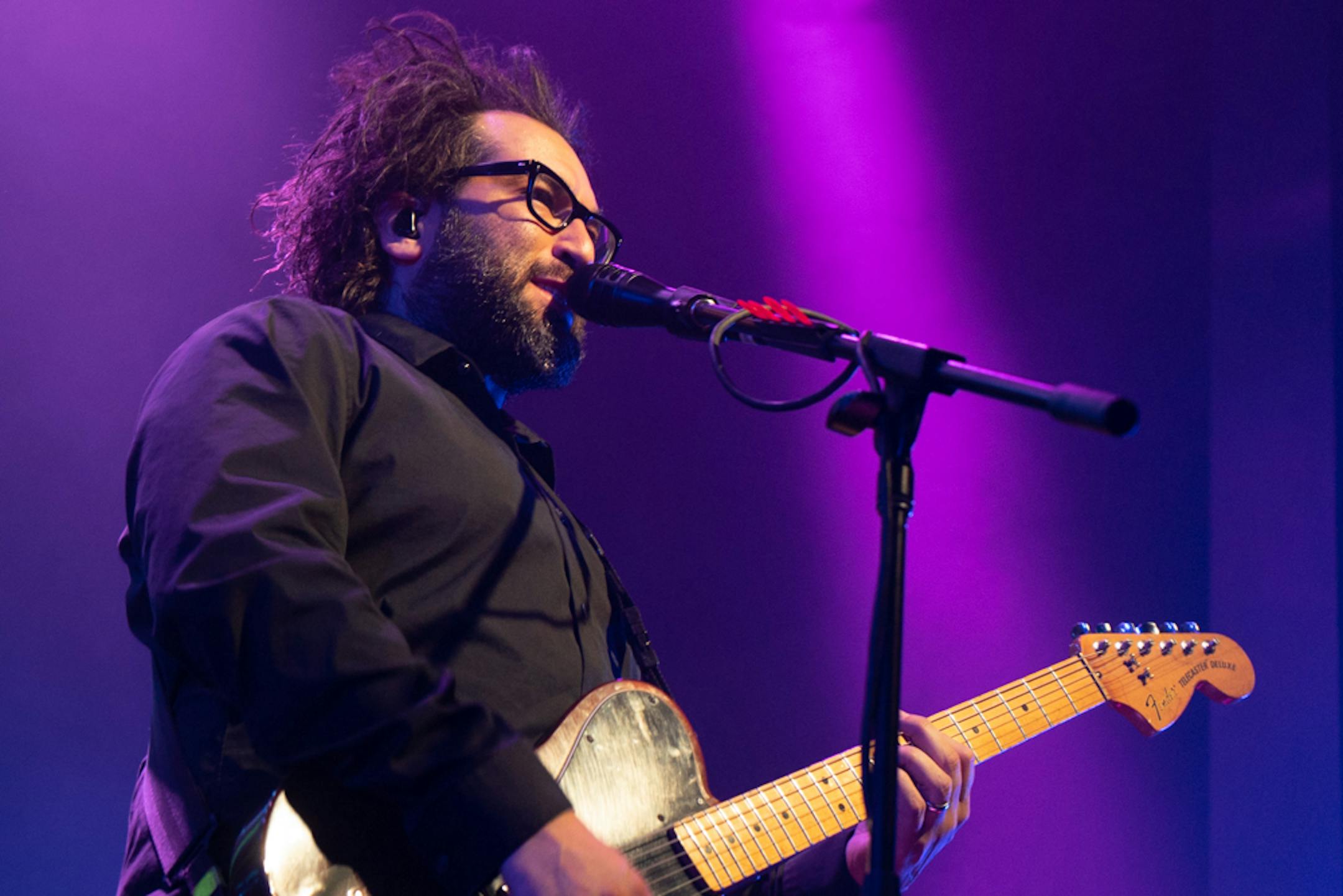 Justin Pierre of Motion City Soundtrack at the Fillmore last night.