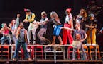 The company of the "Rent" 20th anniversary tour.