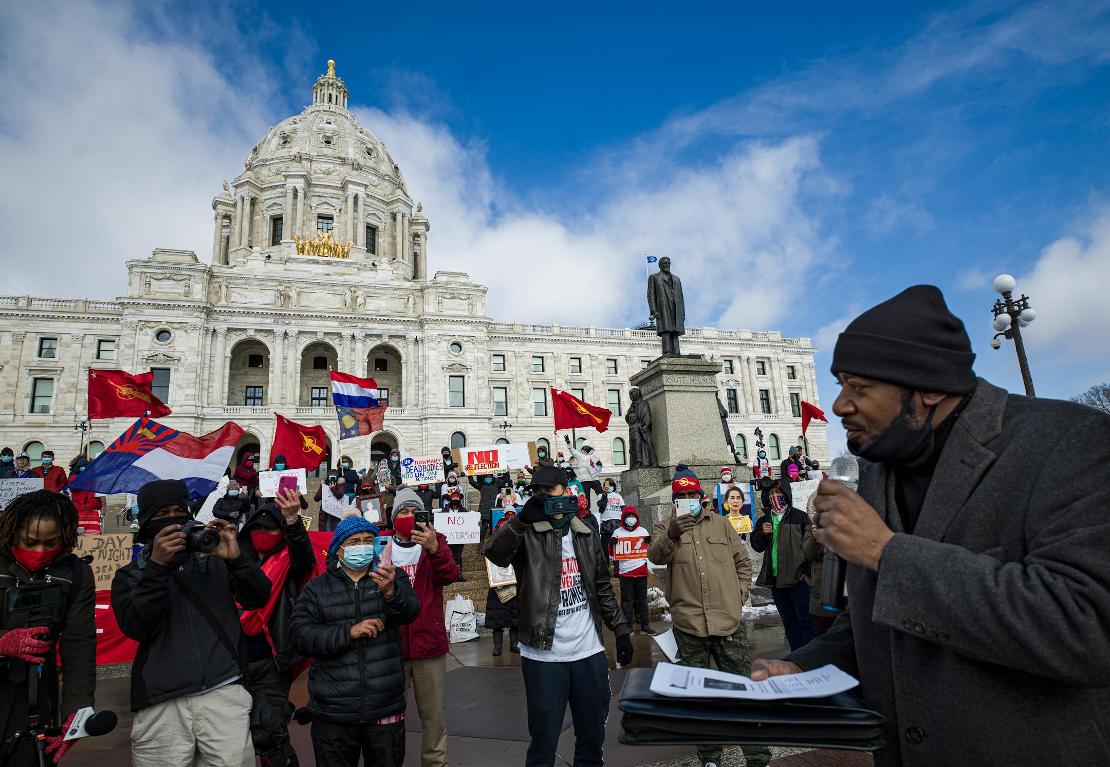 In St. Paul, Minnesota, on Sunday, February 28, 2021, John Thompson .] RICHARD TSONG-TAATARII • richard.tsong-taatarii@startribune.com