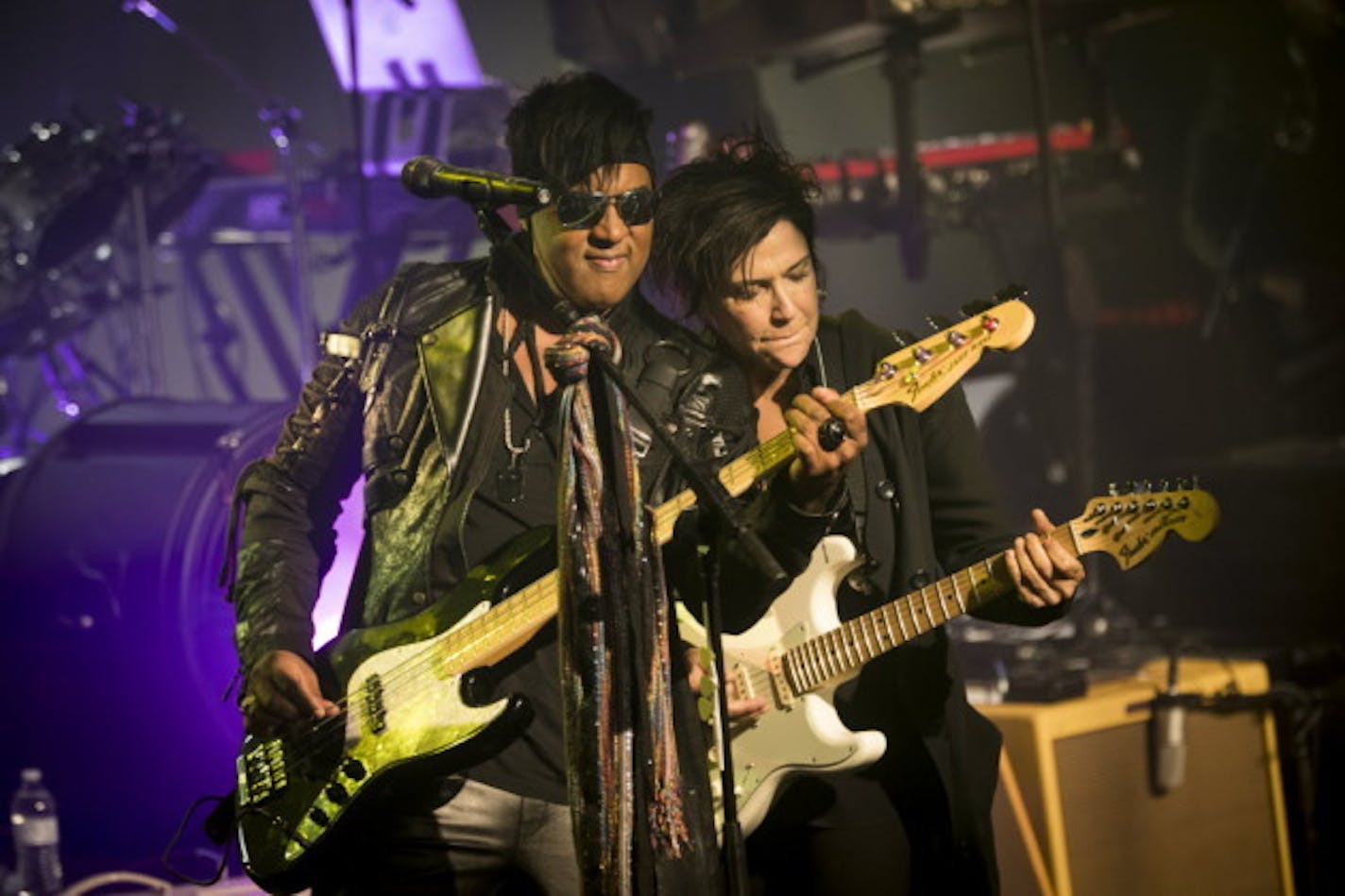 BrownMark and Wendy Melvoin partied up during the Revolution's three-night stand at First Avenue in September. / Renee Jones Schneider, Star Tribune