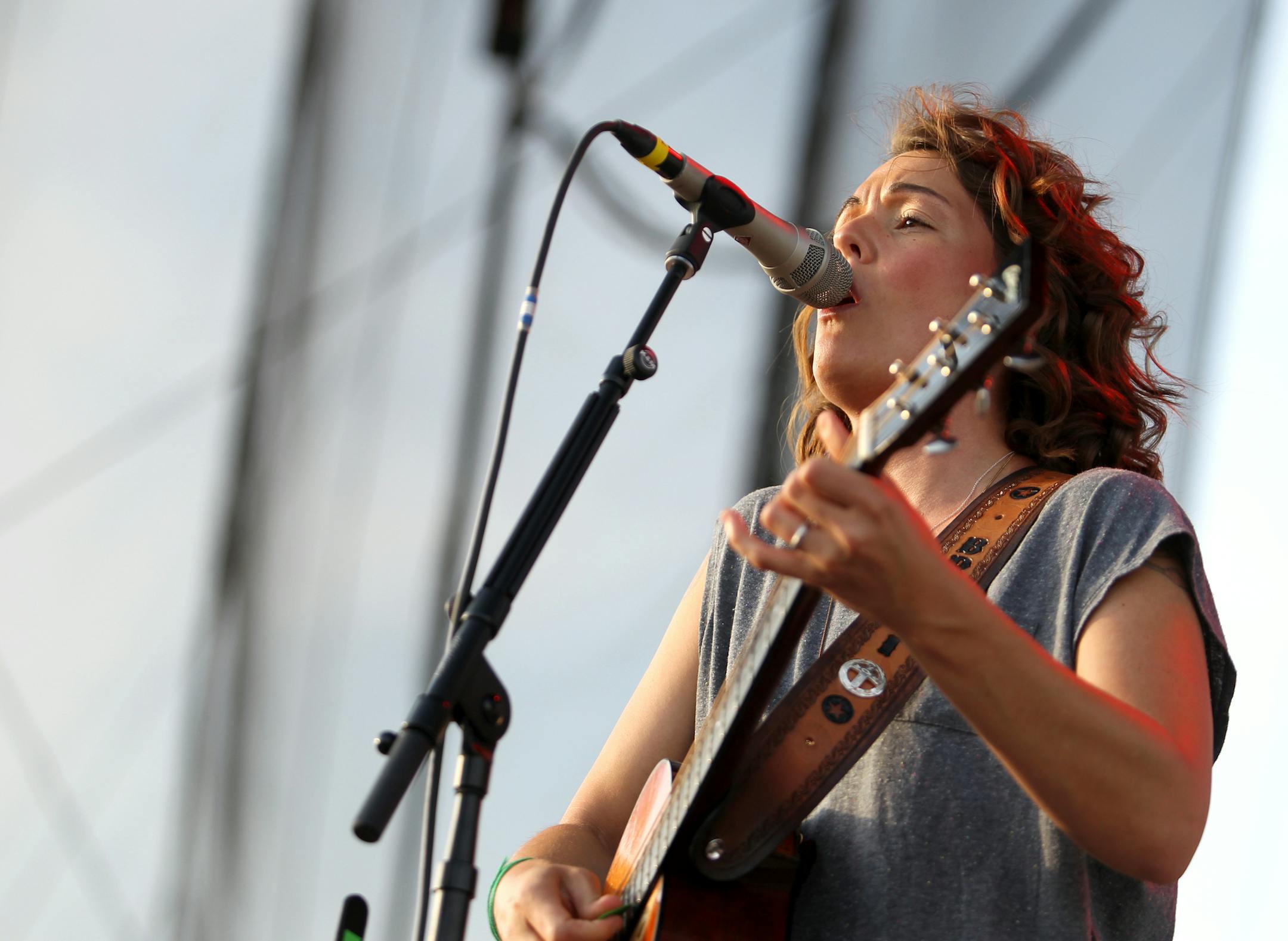 Brandi Carlile performs during Avett Fest at the Somerset Ampitheater in Somerset, Wisc., on Saturday, June 29, 2013. The concert featured the Wheeler Brothers,, Dr. Dog, Brandie Carlile, and the Avett Brothers. ] (ANNA REED/STAR TRIBUNE) anna.reed@startribune.com (cq)