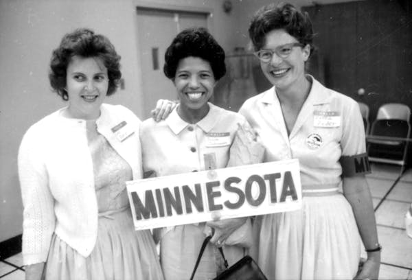March on Washington 1963: Josie Johnson, center, and Zetta Fedder, right, with an unidentified woman.