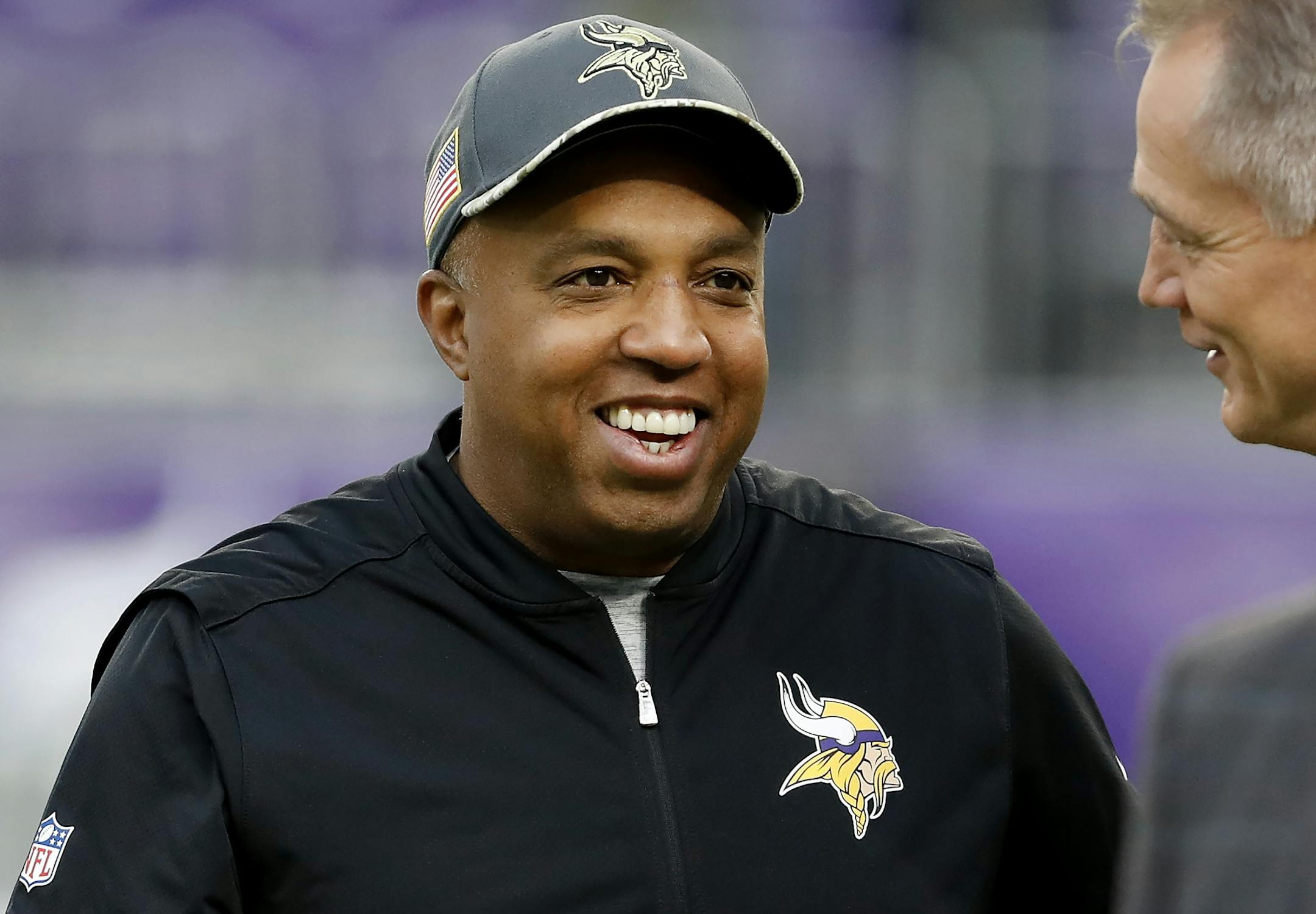 Minnesota Vikings defensive coordinator George Edwards.