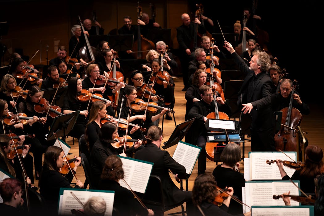 Music educators and Minnesota Orchestra musicians perform Gustav Holst's “Jupiter.”