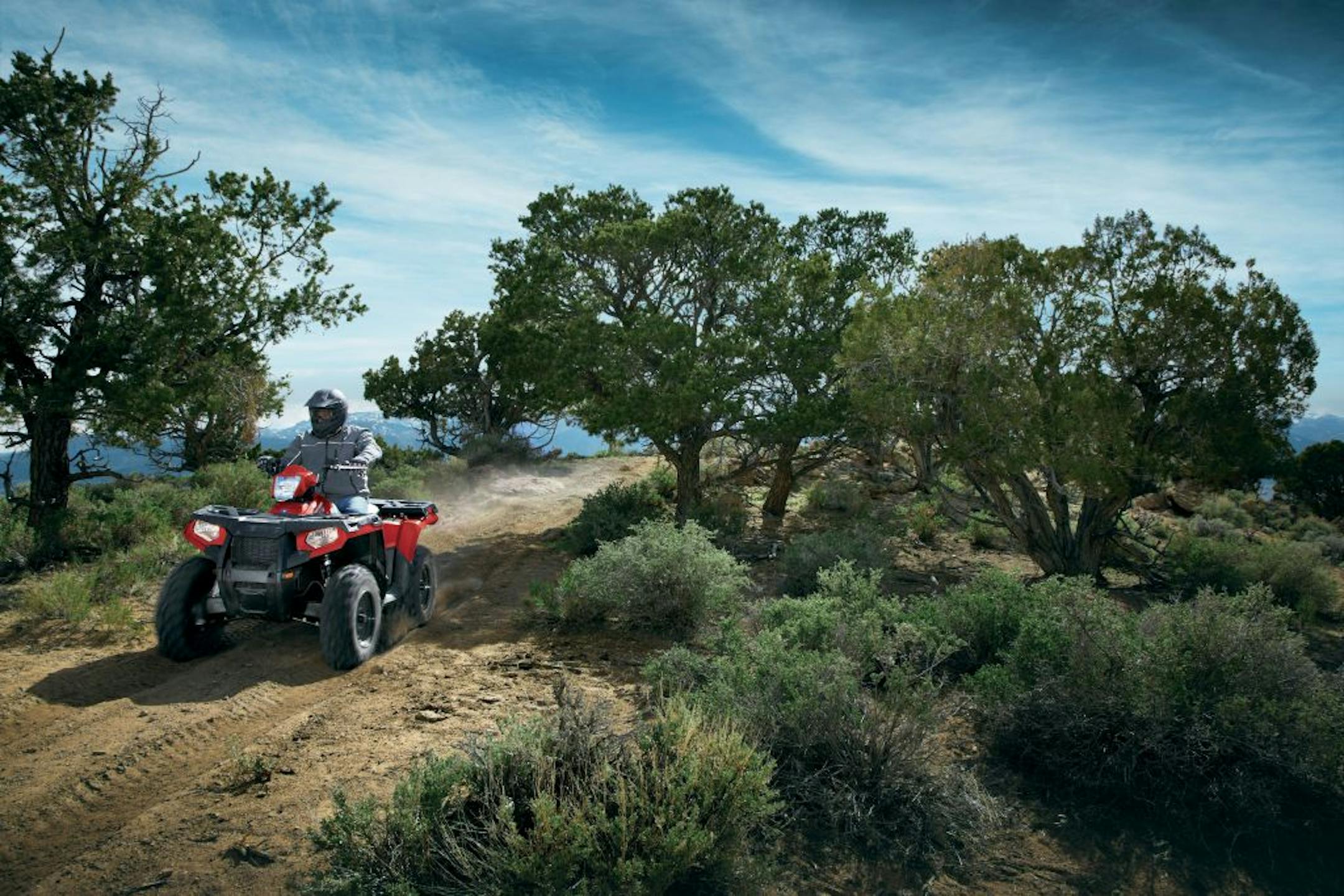 Sales of Polaris' off-road vehicles increased 41 percent.
