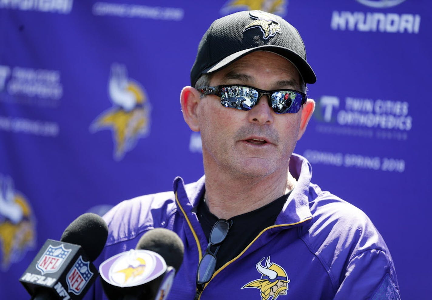 Minnesota Vikings head coach Mike Zimmer