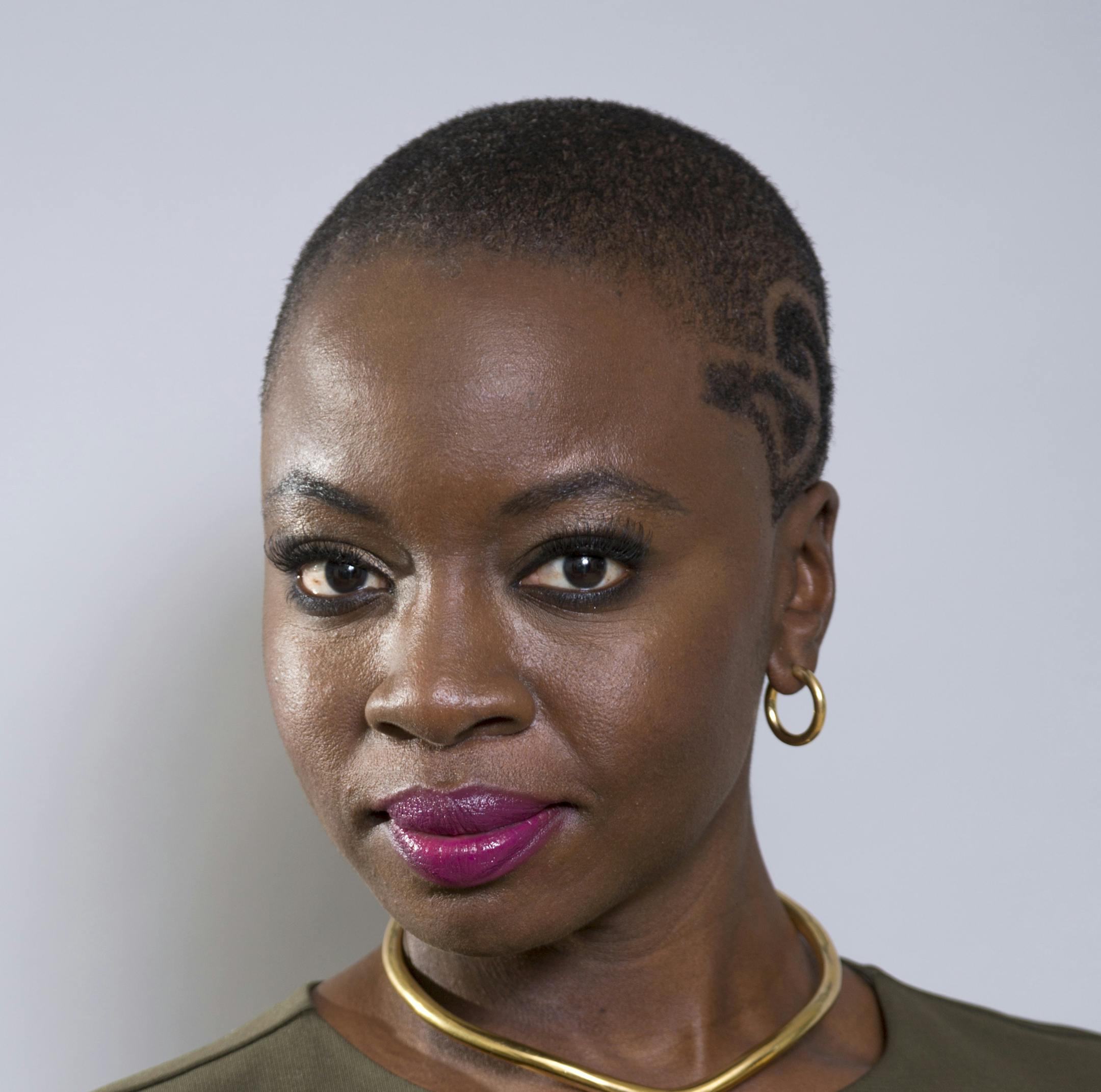 In this Jan. 30, 2018 file photo, Danai Gurira poses for a portrait at the "Black Panther" press junket at the Montage Beverly Hills in Beverly Hills, Calif. The film opens nationwide on Friday, Feb. 16. (Photo by Willy Sanjuan/Invision/AP)