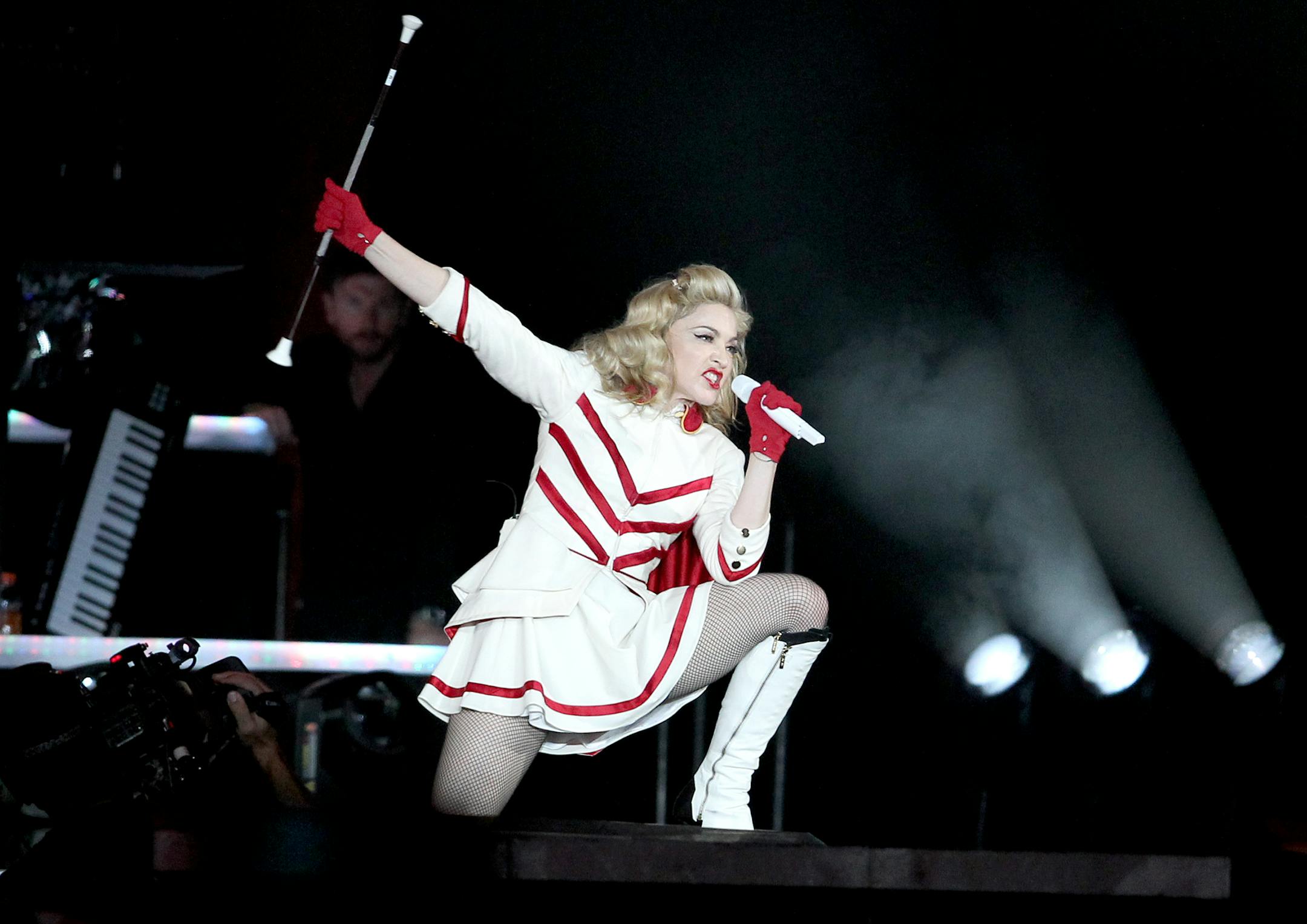 Madonna performs at Xcel Energy Center in St. Paul November 3, 2012.