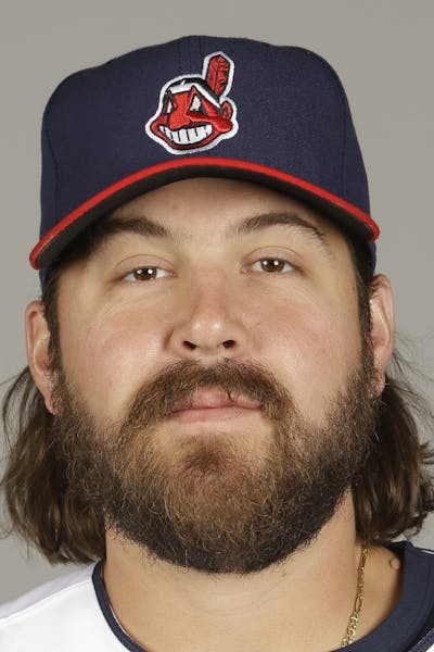 FILE - This 2013 file photo shows Cleveland Indians relief pitcher Chris Perez during the teams photo day in Goodyear, Ariz. Indians two-time All-Star
