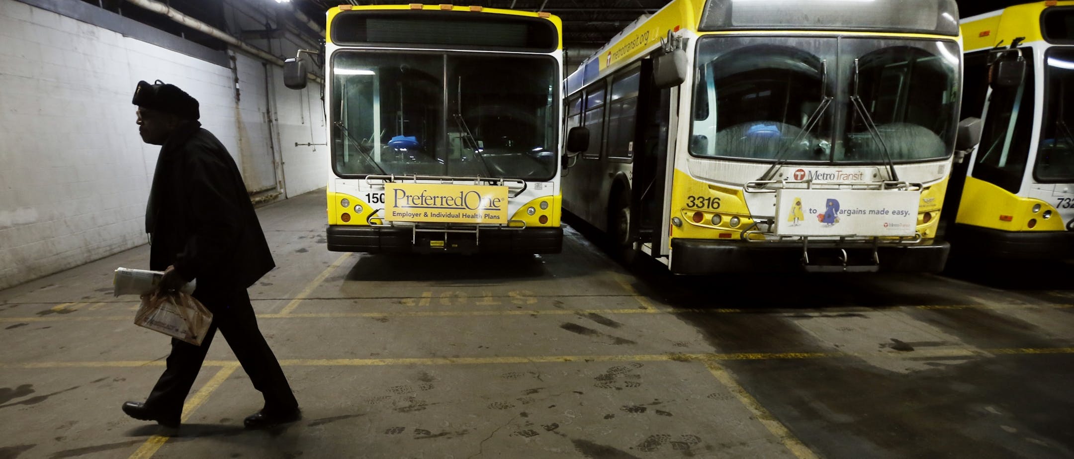 Tony Taylor is retiring with 36 years of service as a Metro Transit bus driver January 14, 2015 Minneapolis, MN.