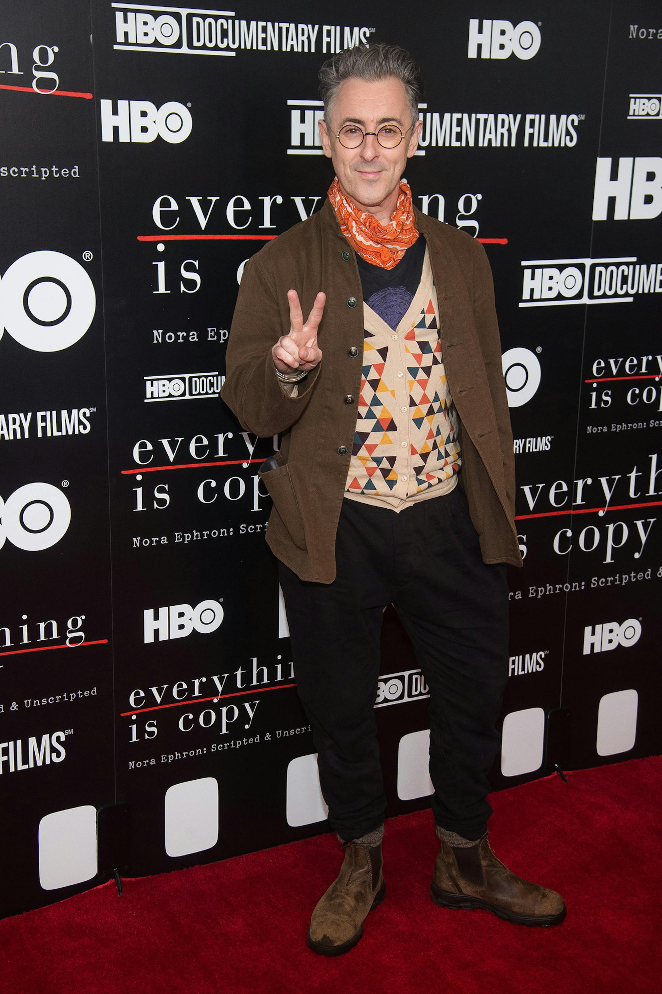 Alan Cumming attends a special screening of "Everything Is Copy" at The Museum of Modern Art on Monday, March 14, 2016, in New York. (Photo by Charles Sykes/Invision/AP)