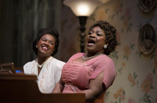 Rajané Katurah Brown and Jamecia Bennett in "Marie and Rosetta."