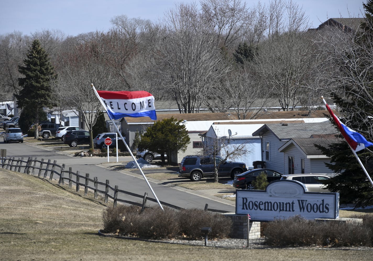 Rosemount Woods mobile home park was photographed Friday, March 20, 2020 in Rosemount, Minn.. ] Aaron Lavinsky &#x2022; aaron.lavinsky@startribune.com Rosemount Woods mobile home park was photographed Friday, March 20, 2020 in Rosemount, Minn..