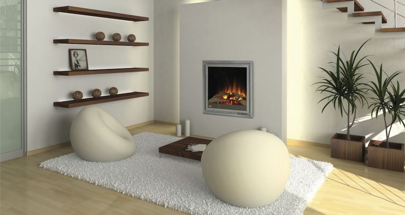 Demand for electric fireplaces has increased.