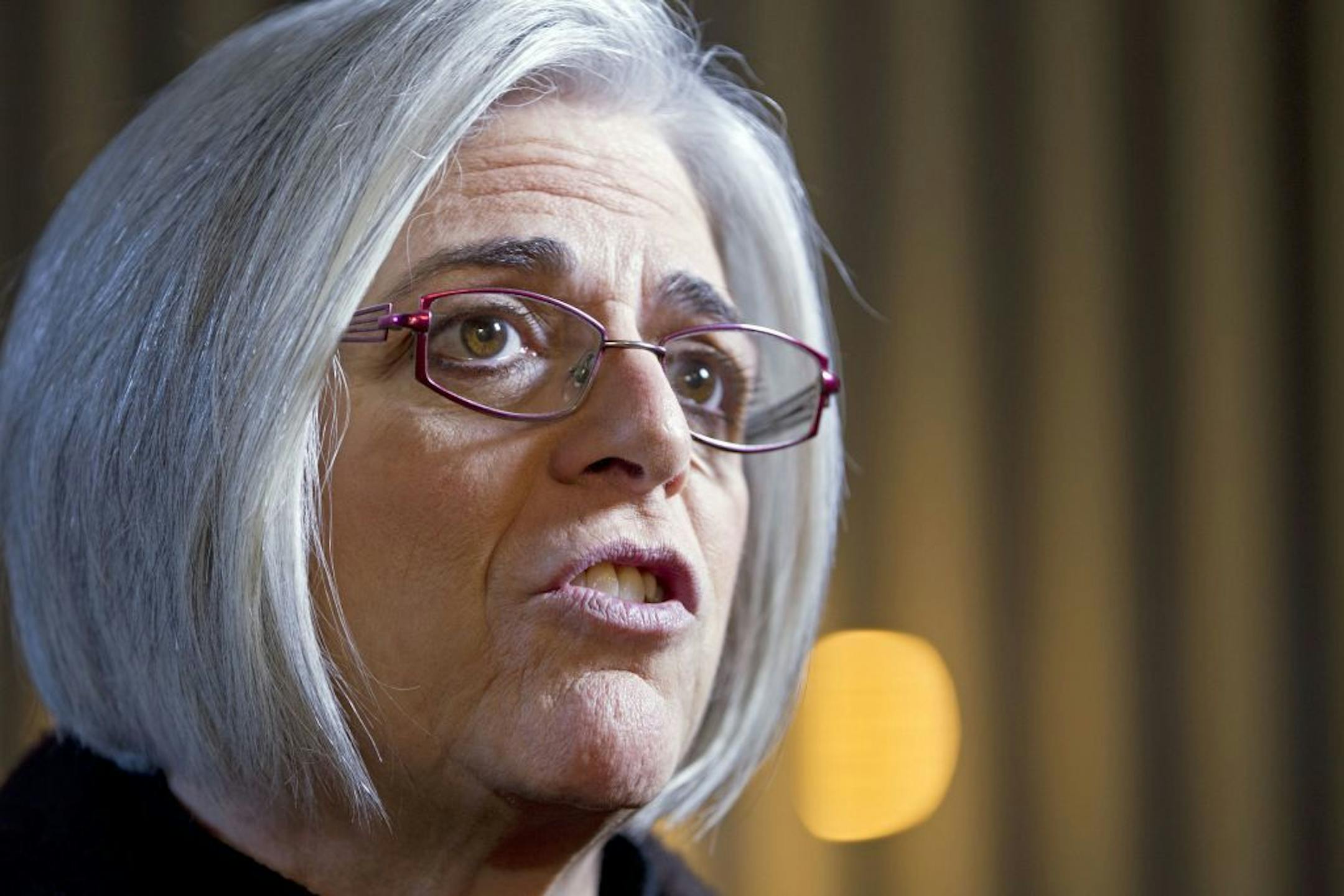 This photo taken Nov. 29, 2012 shows Judy Gross during an interview with The Associated Press at her home in Washington. Almost three years after her husband was arrested and jailed in Cuba, Judy Gross still talks to Americans who haven't heard his story. Now she is speaking more openly than in the past, hoping to make her husband's case as well-known as those of other Americans who won freedom after being jailed overseas.