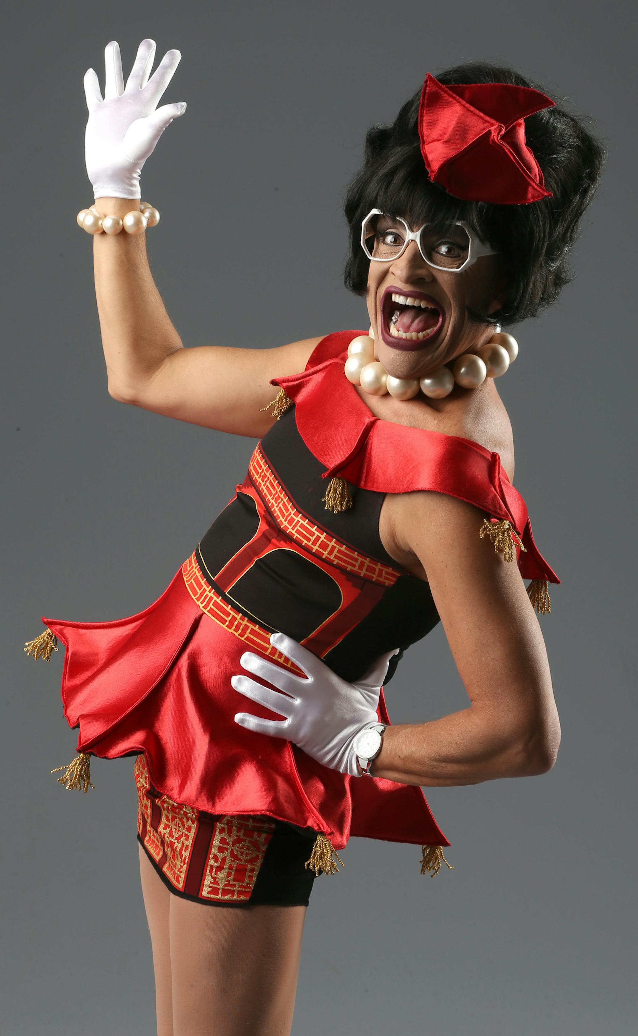 Russ King aka Miss Richfield 1981, photographed in the Star Tribune studio, on 11/21/13.] Bruce Bisping/Star Tribune bbisping@startribune.com Russ King/source.