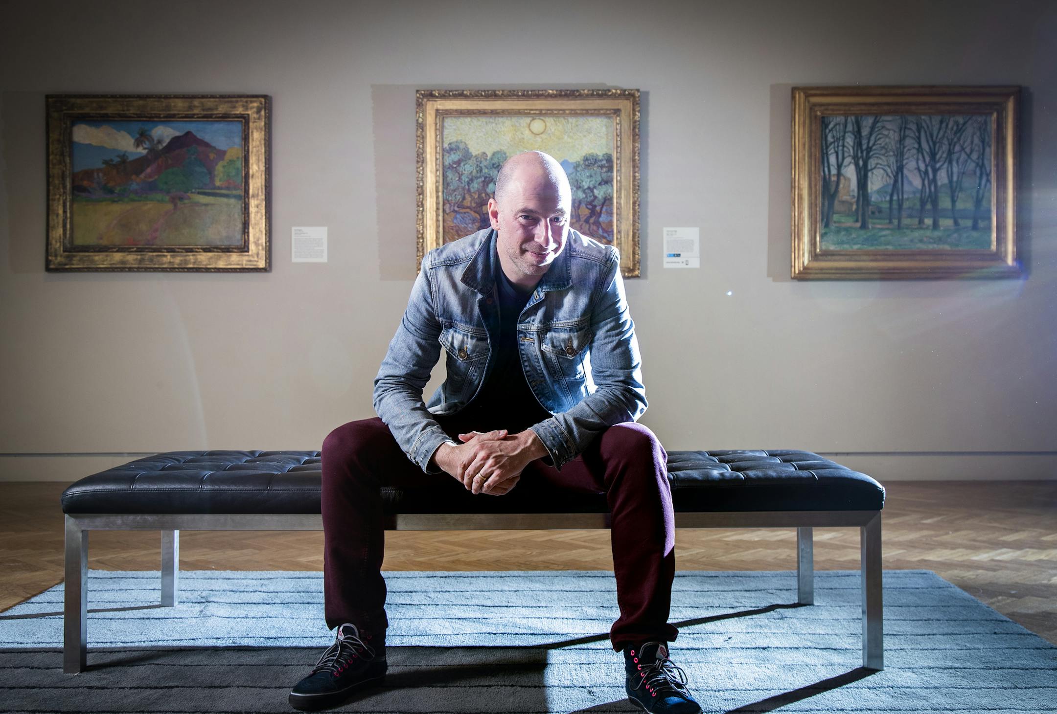Michael Fanuele poses for a photo in the Impressionism wing of the Minneapolis Institute of Art. ] LEILA NAVIDI &#xa5; leila.navidi@startribune.com BACKGROUND INFORMATION: Michael Fanuele, the former chief creative officer of General Mills, is about to publish a book on how to be creative and inspired. Photographed at the Minneapolis Institute of Art on Thursday, May 30, 2019.