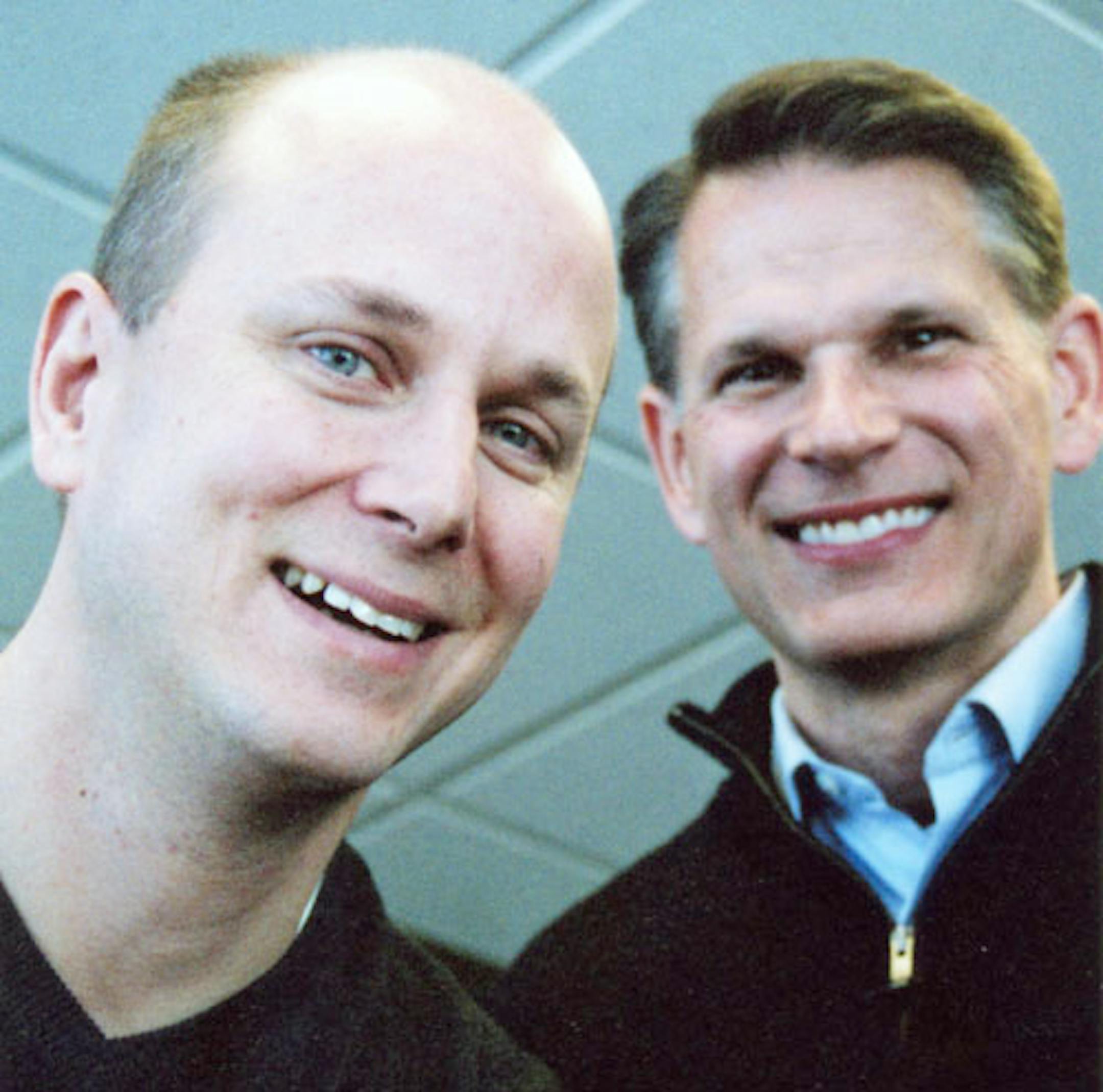 Chris Heim, left, and Dan Mayleben started 2ndWave Software of Eden Prairie.