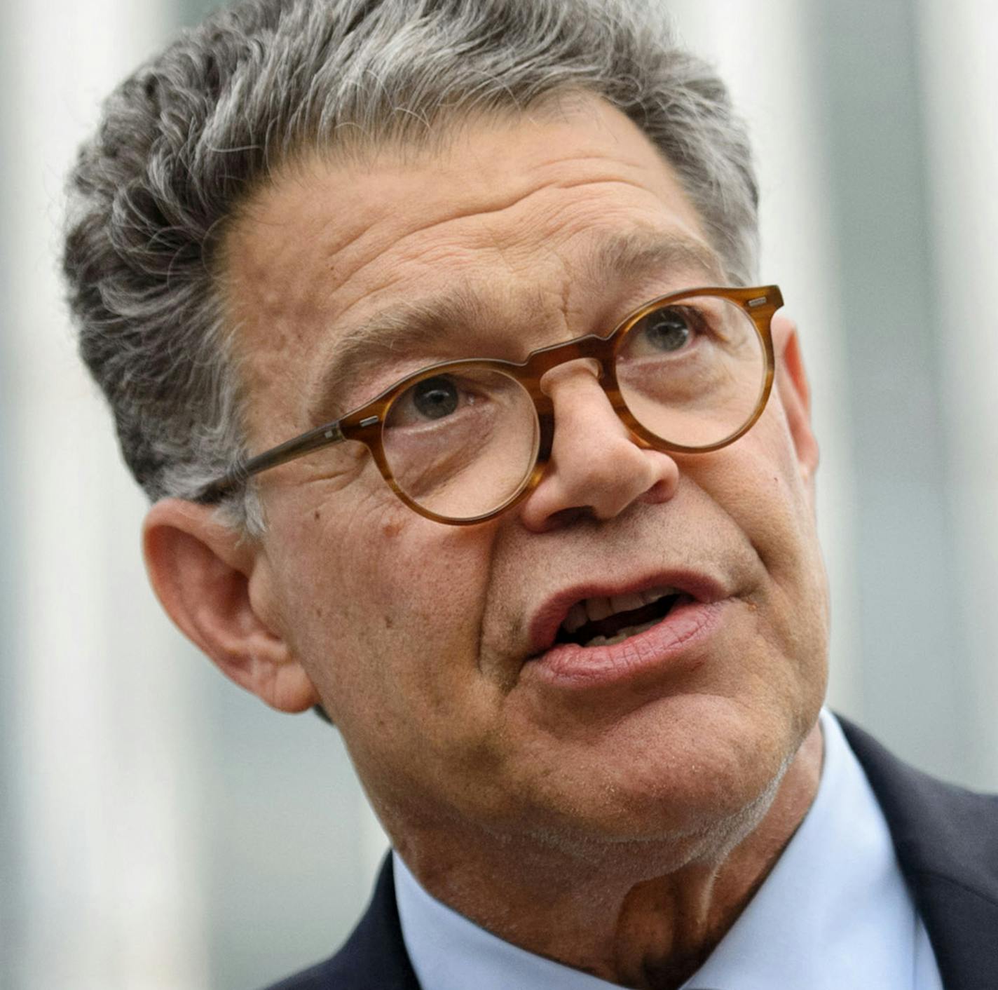 Senator Al Franken spoke to students at a University of Minnesota rally about the work he&#xed;s doing to fight for college affordability and to allow students to refinance their college loans. He also kicked off a campaign door knock taking place that evening. ] Wednesday, September 3, 2014. GLEN STUBBE * gstubbe@startribune.com ORG XMIT: MIN1409071958570551 ORG XMIT: MIN1412161735140029 ORG XMIT: MIN1507141716030294