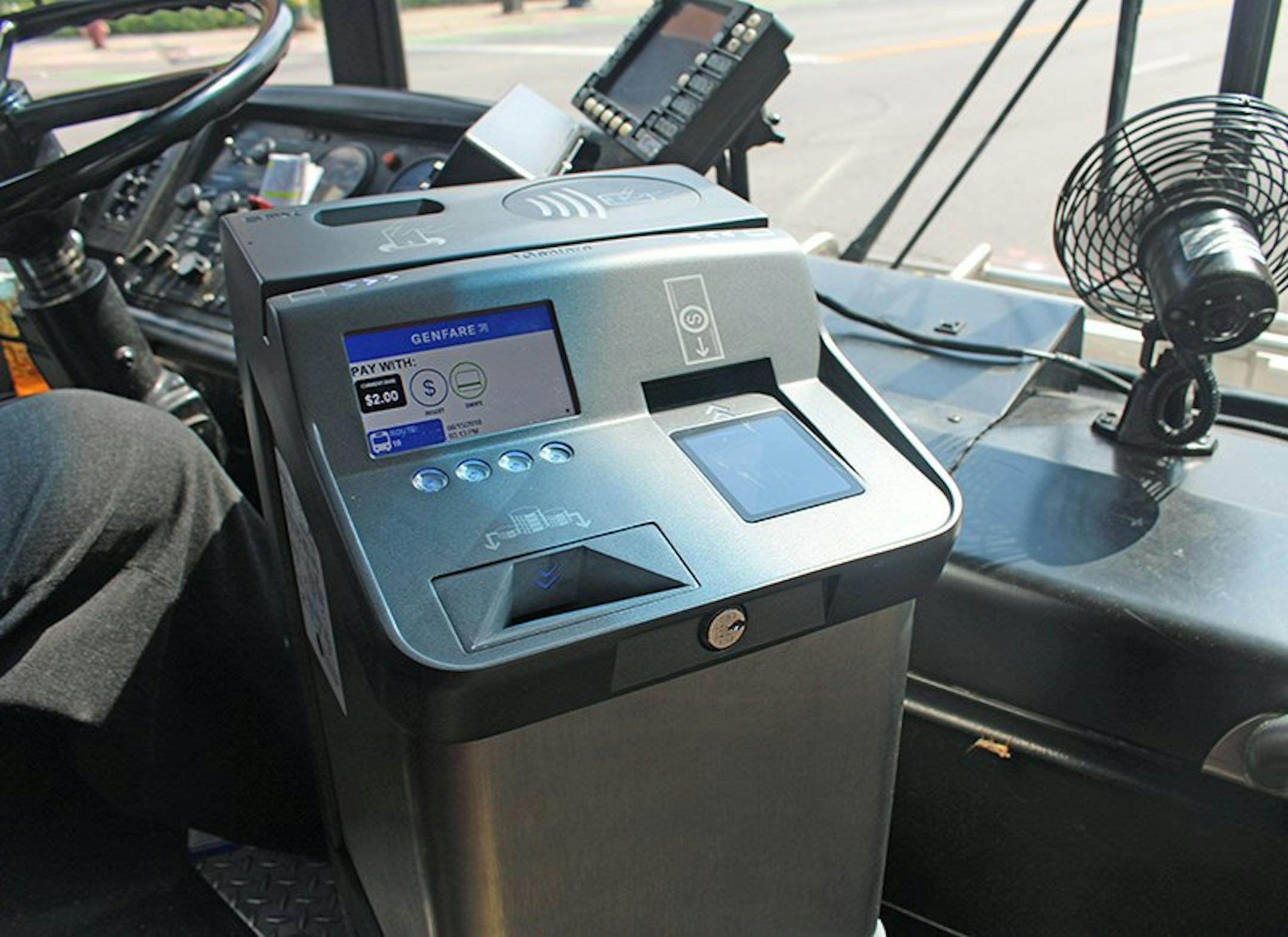 New Metro Transit fare box