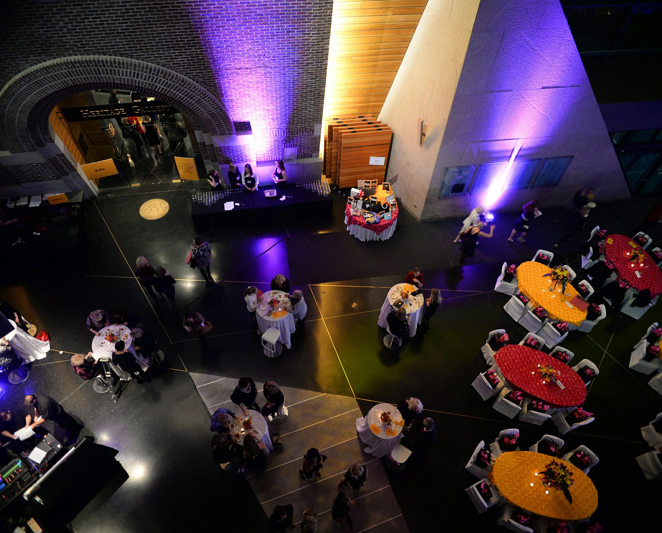 The University of Minnesota's McNamara Alumni Center hosts Wine, Women & Shoes, a fundraiser for the University's Amplatz Children's Hospital. ] (SPECIAL TO THE STAR TRIBUNE/BRE McGEE)